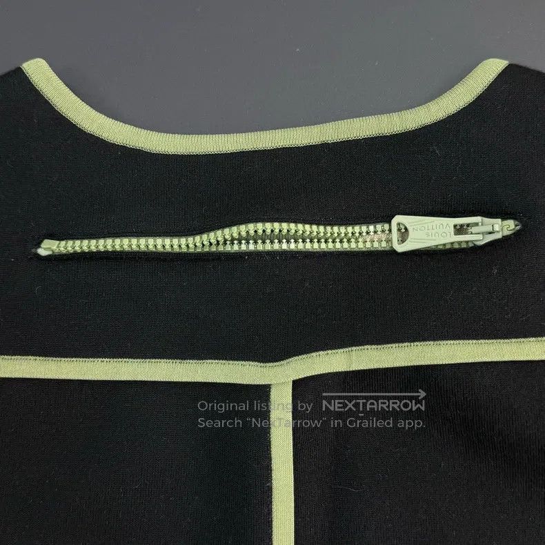 Louis Vuitton Louis Vuitton Black classic logo wool nylon cashmere mulbe Size S / US 4 / IT 40 - 7 Thumbnail