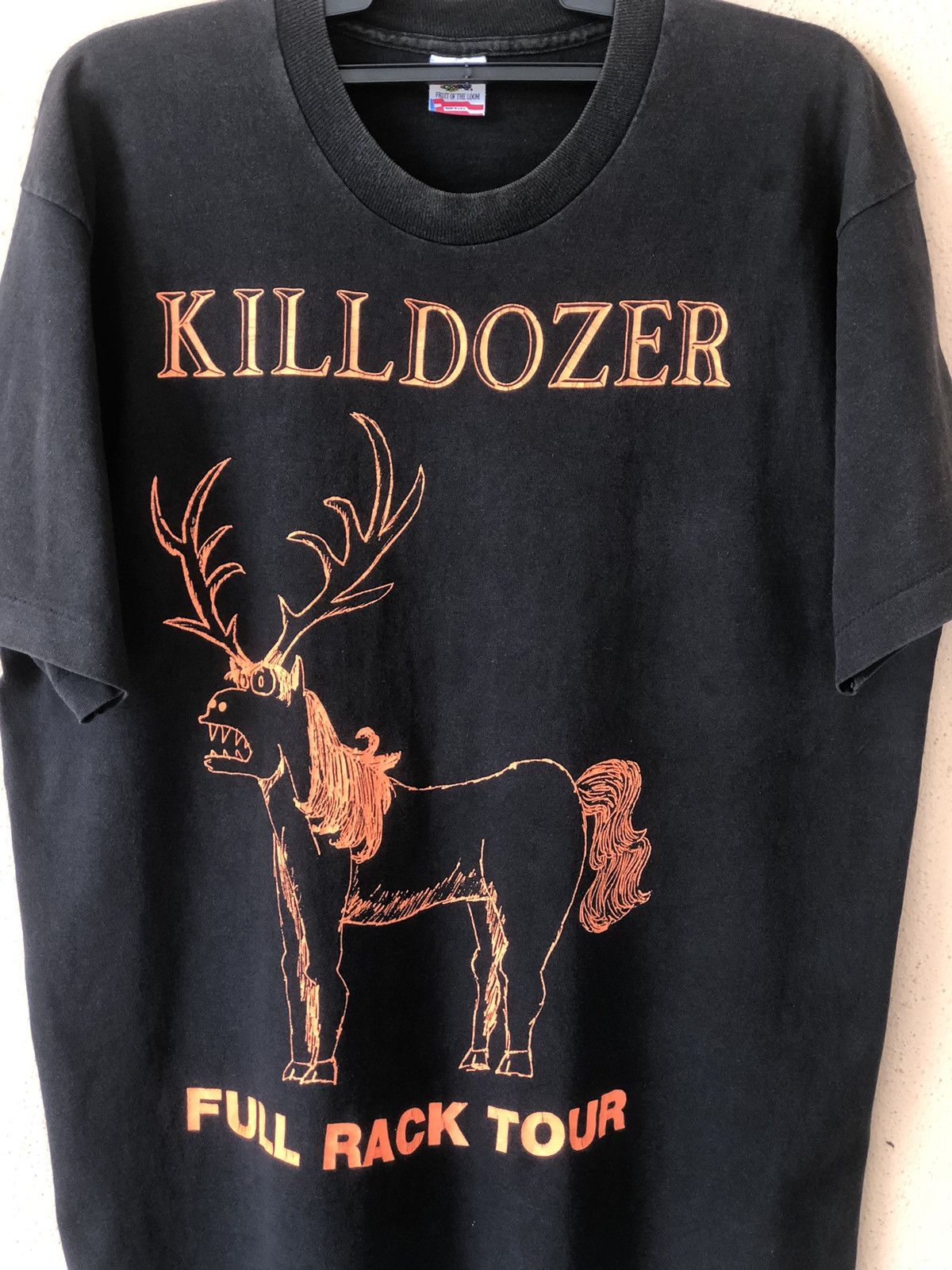 Band Tees × Vintage Vintage 90s KILLDOZER Full Rack Tour Tee Size US XL / EU 56 / 4 - 2 Thumbnail