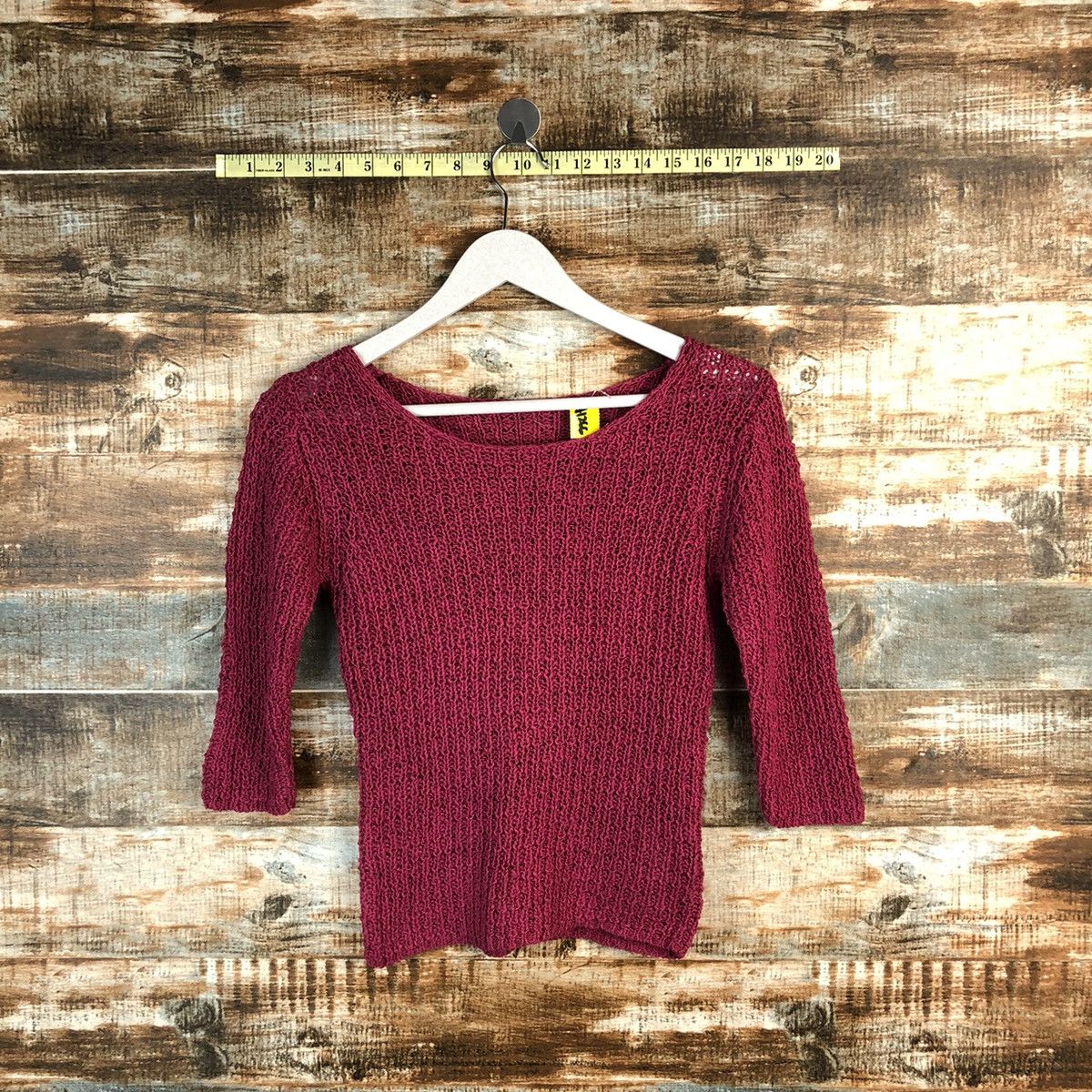 Homespun Knitwear × Japanese Brand Japanese Brand Pink Knitwear #A1266 Size S / US 4 / IT 40 - 1 Thumbnail