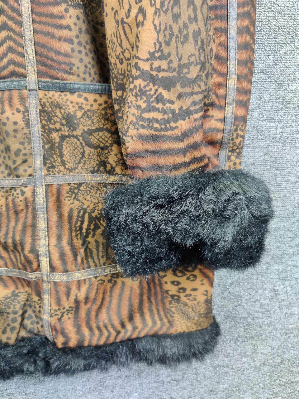 Japanese Brand Vintage Unbrand Leopard Faux Fur Fashion Jacket Size US L / EU 52-54 / 3 - 3 Thumbnail