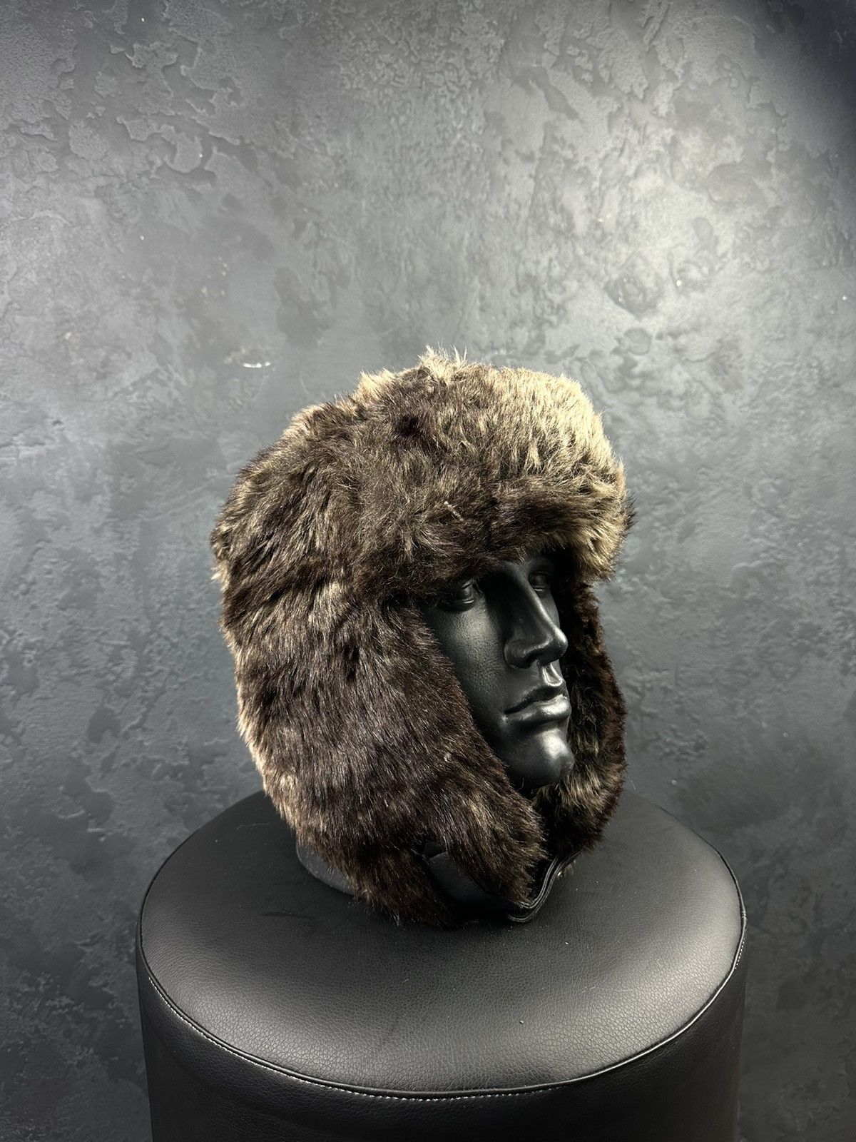 Hysteric Glamour × Japanese Brand Y2K Style Mohair Fuzzy Ushanka Hat Faux Fur Distressed 90s Size ONE SIZE - 1 Thumbnail