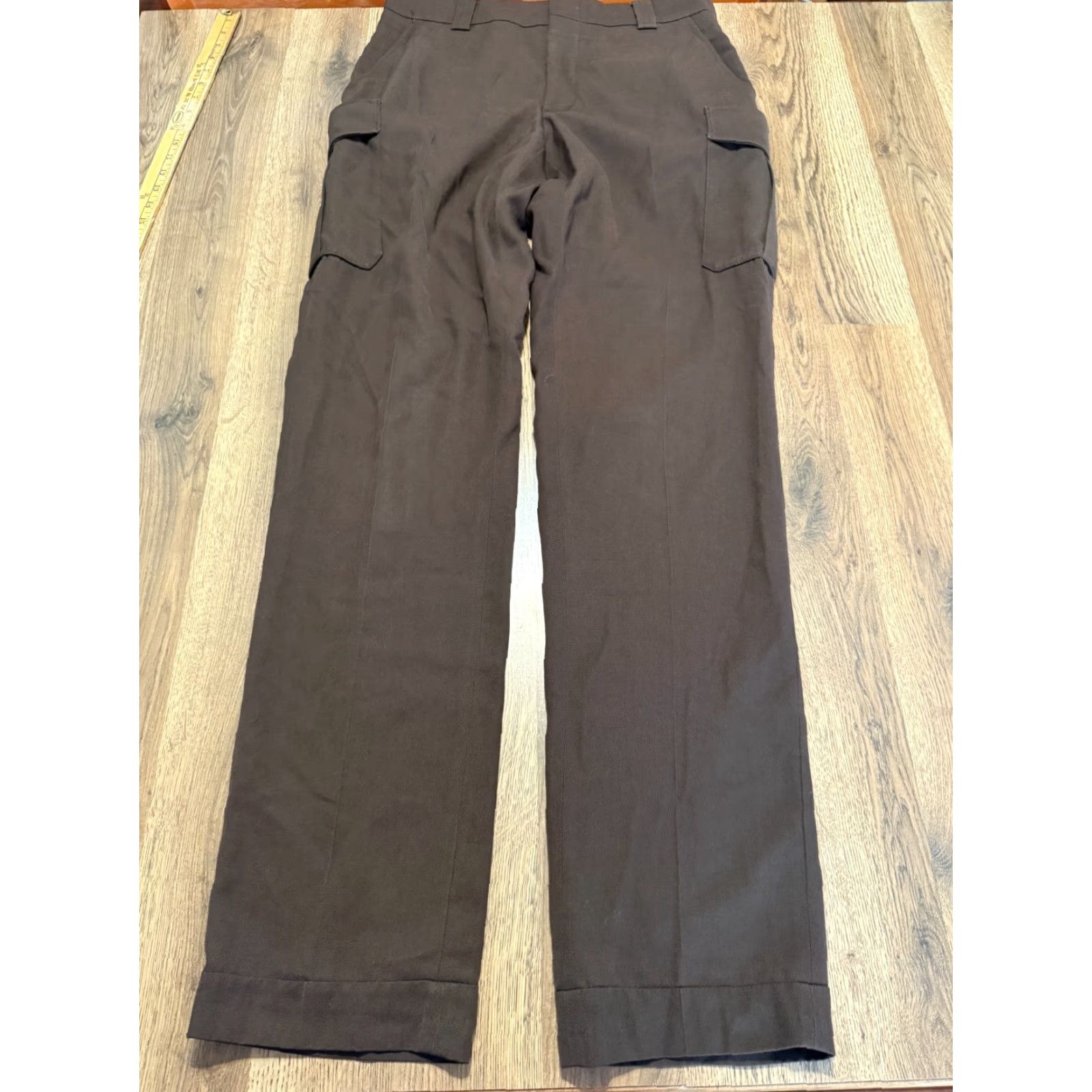 Vintage Blauer Pants Men 34 Brown Straight Leg Cargo Pockets Casual Workwear Size US 34 / EU 50 - 2 Thumbnail