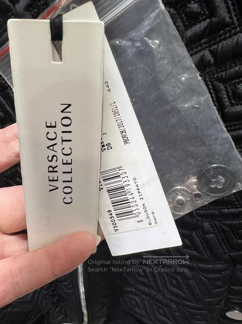 Versace Versace Black cotton jacket Size US M / EU 48-50 / 2 - 4 Thumbnail