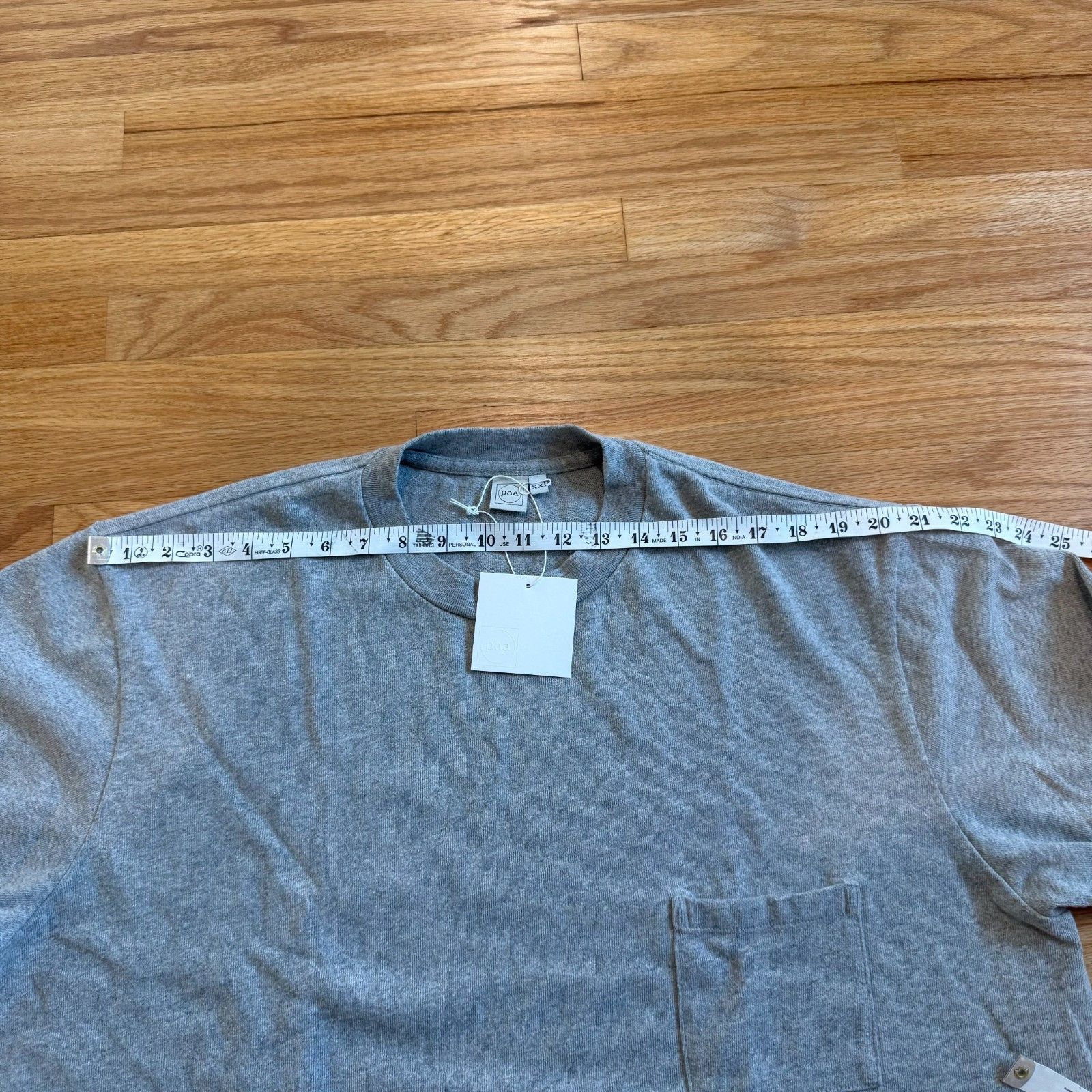 Paa House of Paa Long Heavyweight Sleeve Tee Two Heather Grey Size US XXL / EU 58 / 5 - 4 Thumbnail