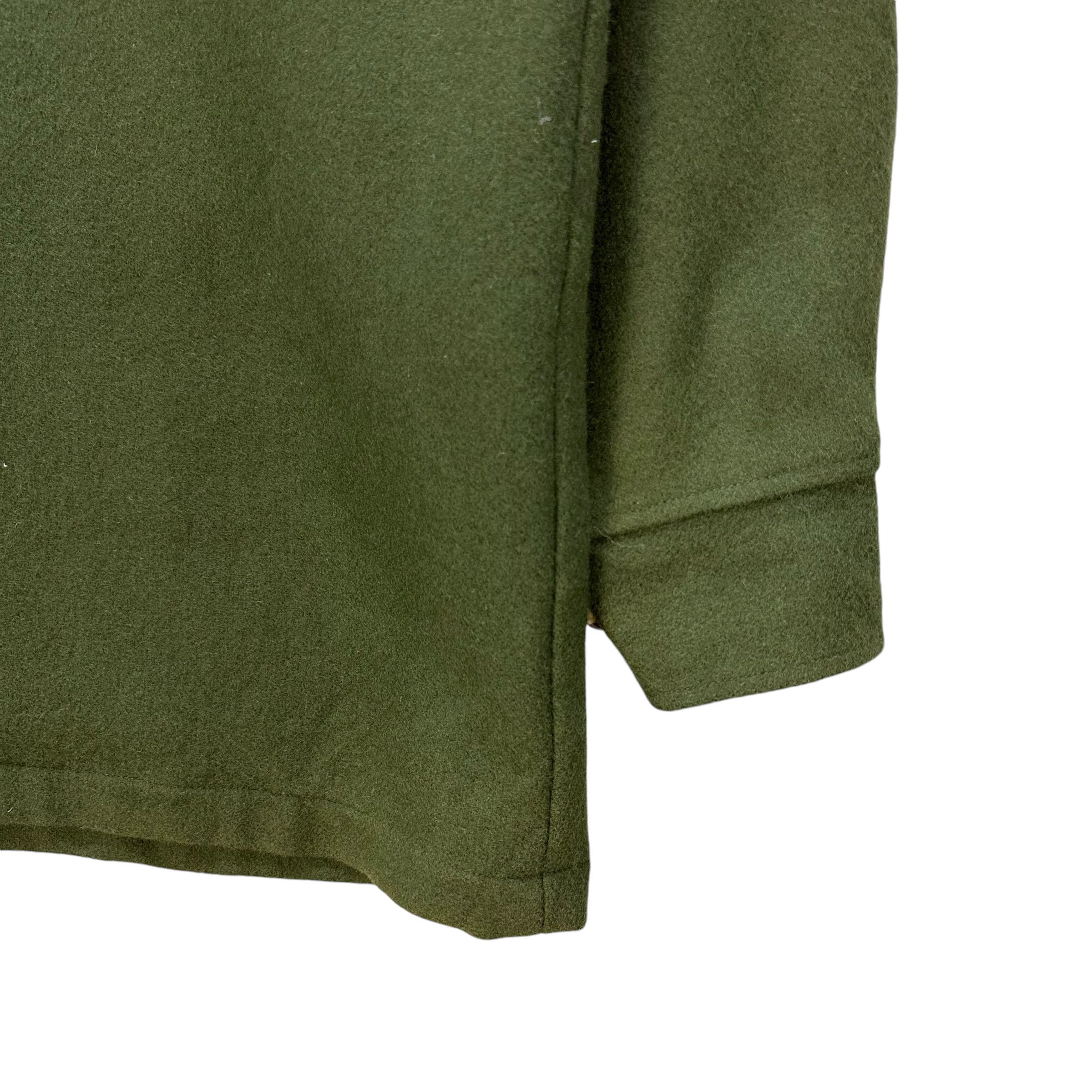 Stussy 90’s STUSSY Workwear Green Wool Flannel Jacket #105-1460 Size US L / EU 52-54 / 3 - 7 Thumbnail