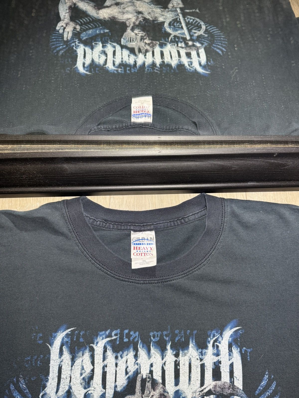Band Tees × Vintage Vintage / Y2K Rare 2000s Behemoth Demigod Heavy Tour Shirt Size US XXL / EU 58 / 5 - 4 Thumbnail