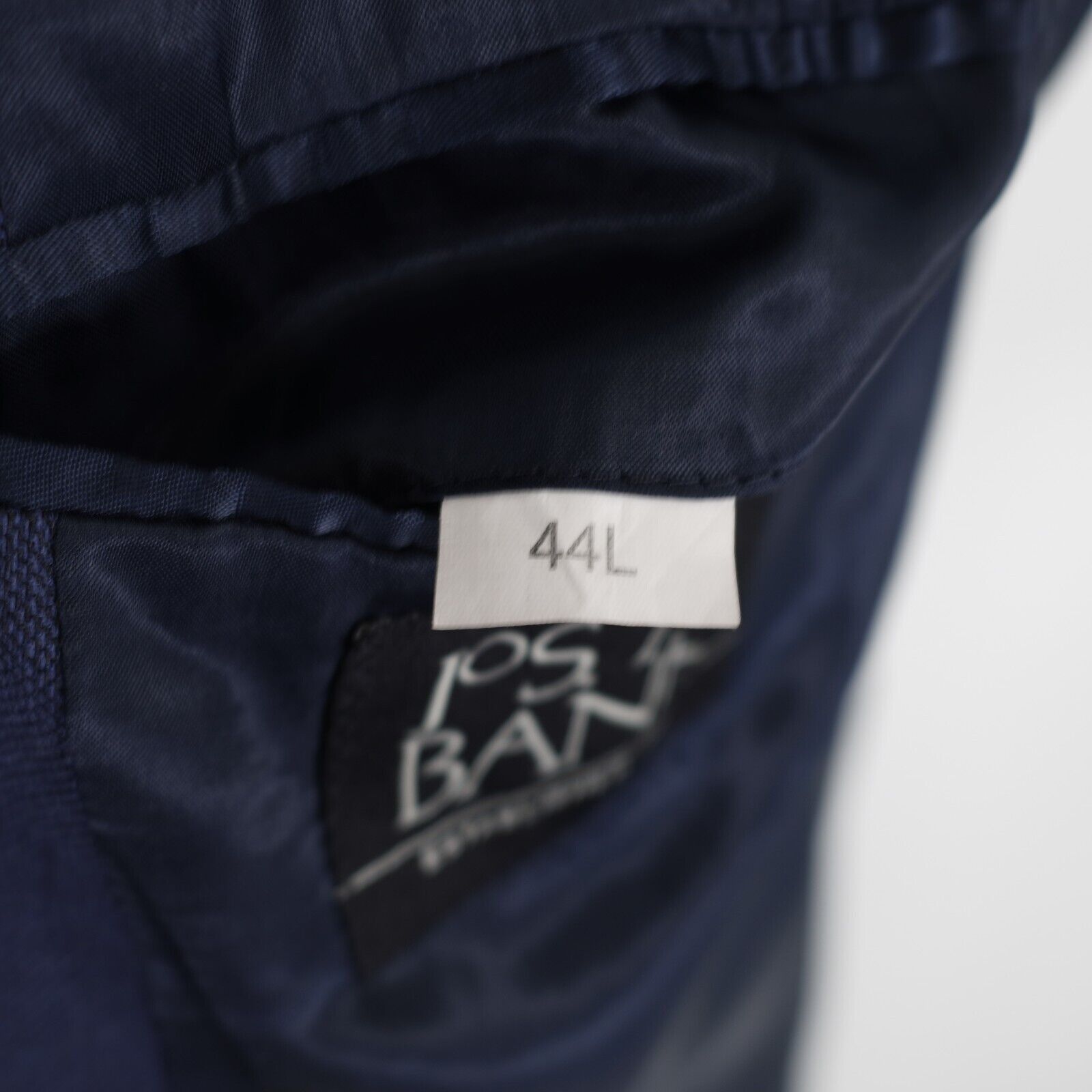 Jos. A. Bank Jos A Bank Wool Blue / Black Sharkskin Blazer 42L / Slim 44 Size 42L - 10 Thumbnail
