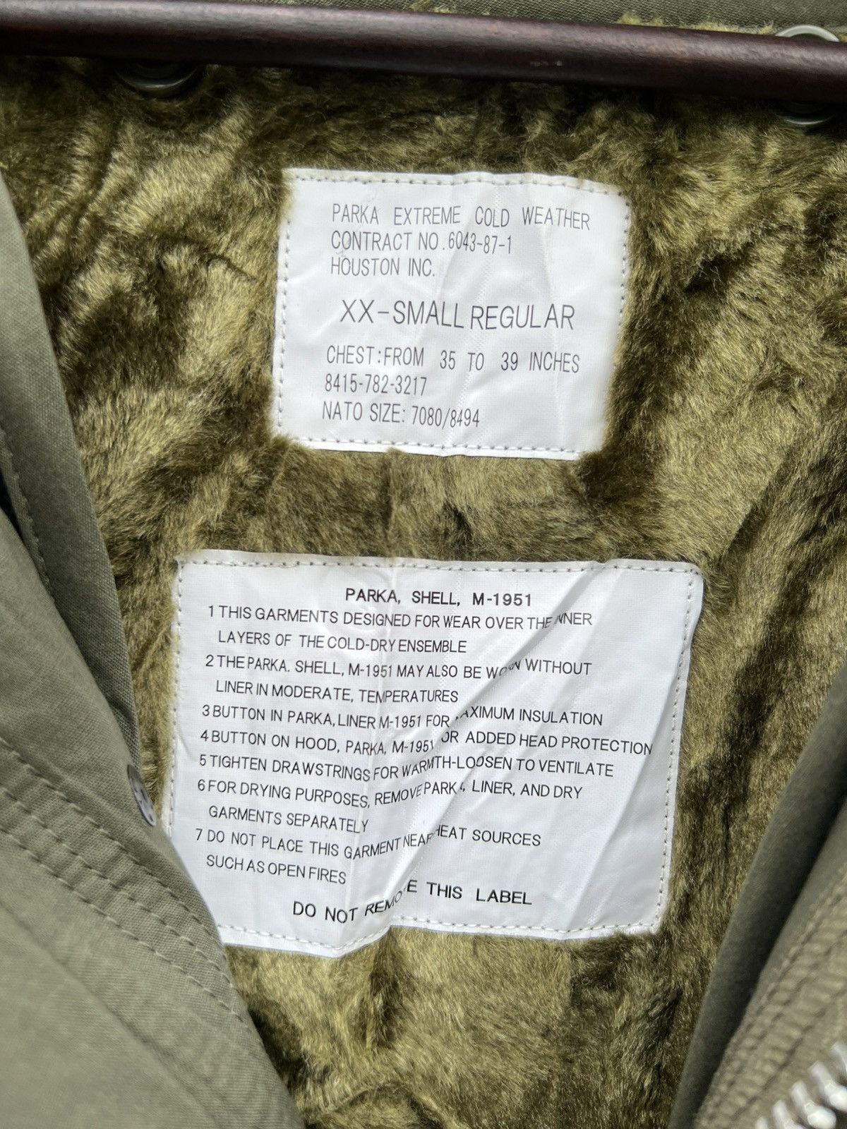 Japanese Brand Parka Extreme Cold Weather M-1951 Size US S / EU 44-46 / 1 - 7 Thumbnail