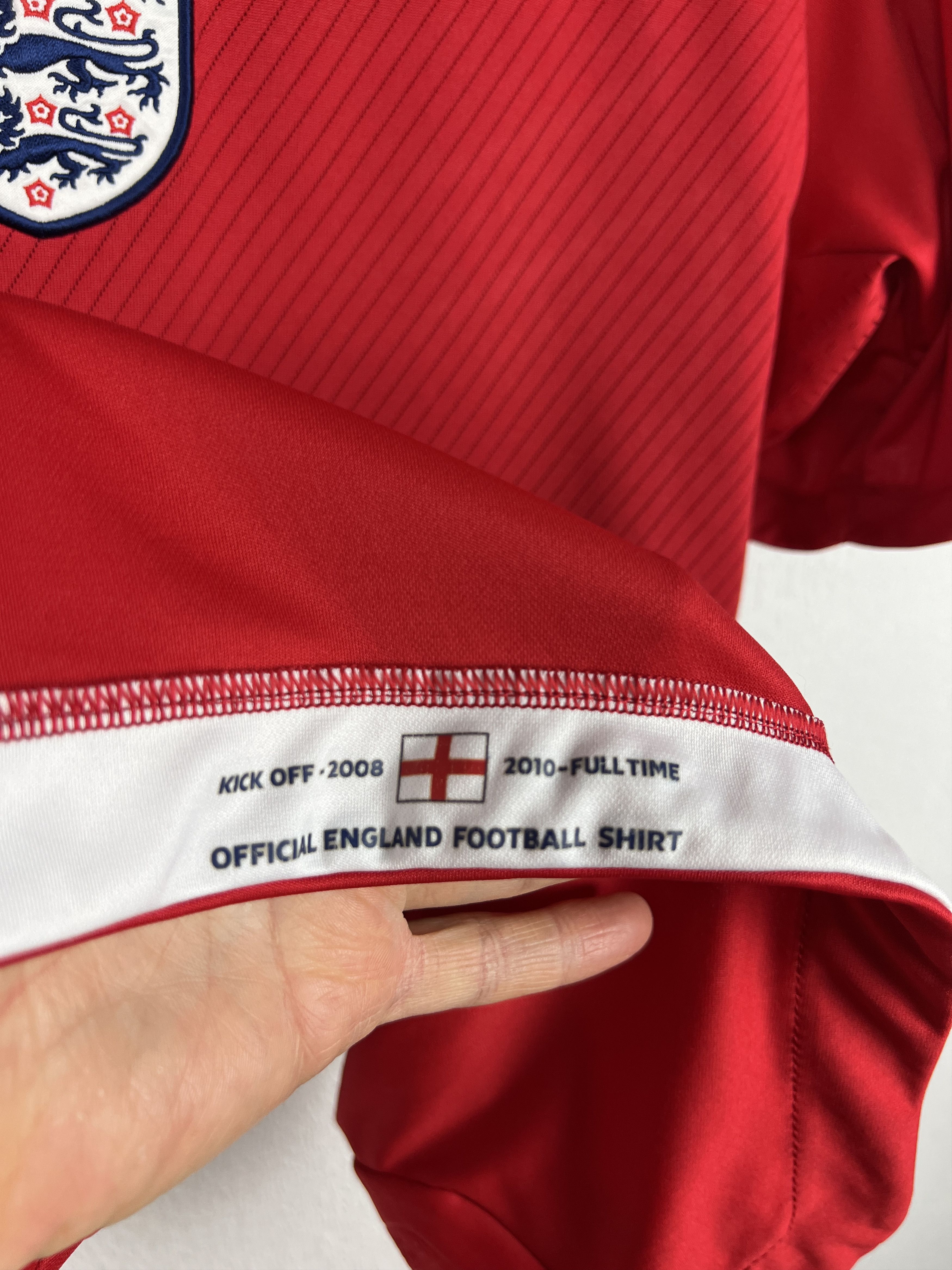 Umbro England Away football shirt Soccer National Jersey Trikot Size US M / EU 48-50 / 2 - 5 Thumbnail