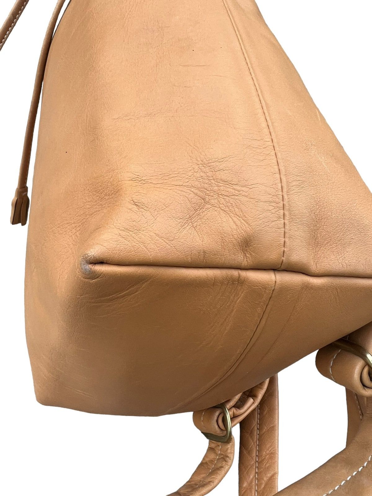 Leather Vintage Upla Paris Leather Backpack Bag Size ONE SIZE - 18 Thumbnail