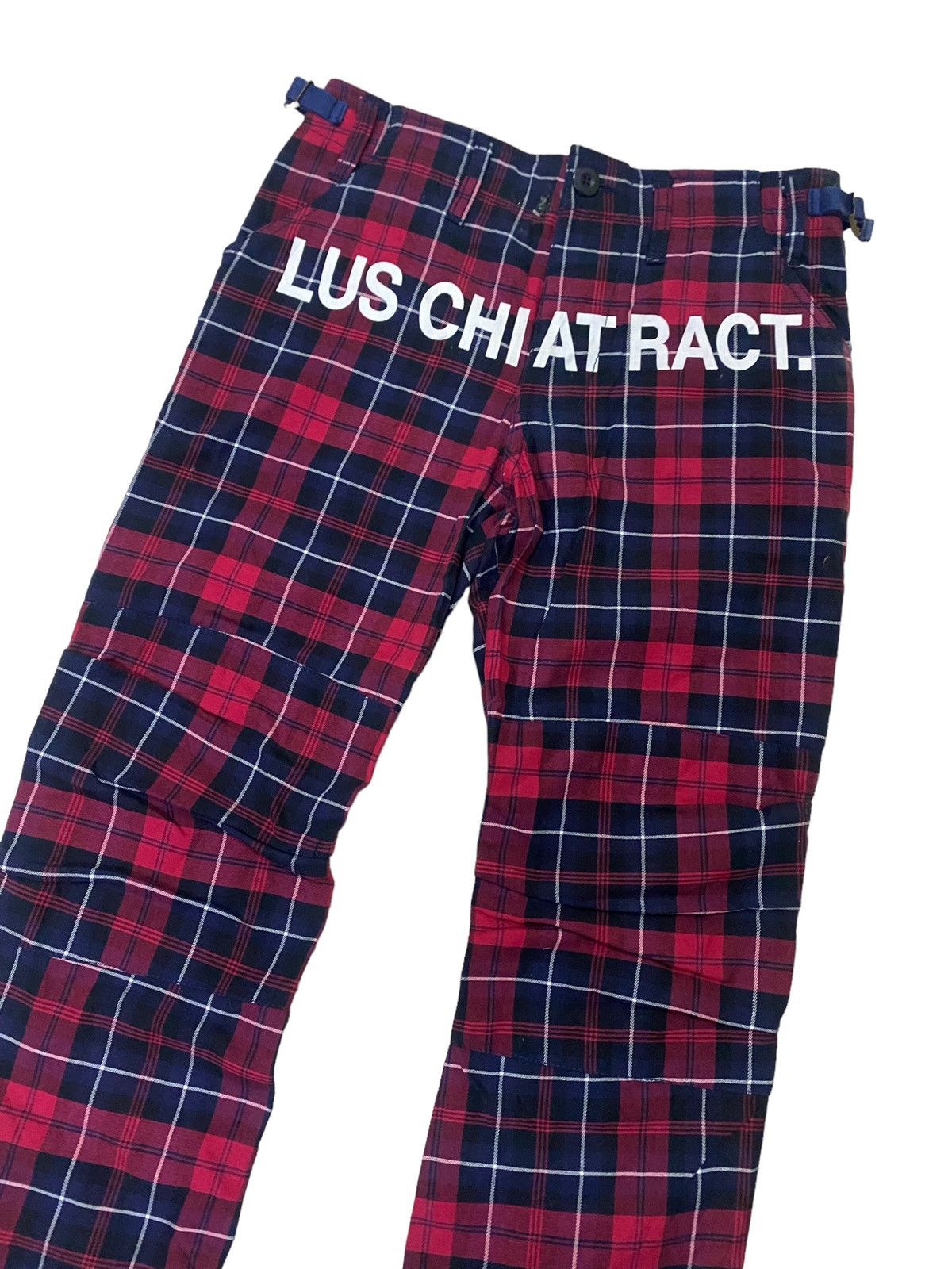 Hysteric Glamour Japanese Brand Re Dark Red Tartan Pant Size 28" / US 6 / IT 42 - 2 Thumbnail