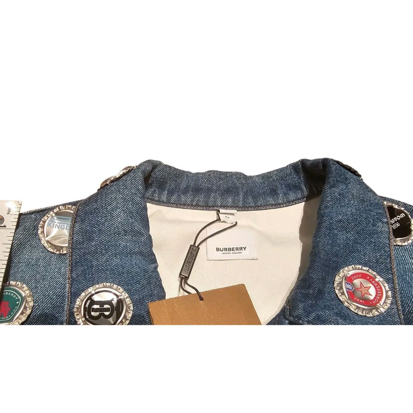 Burberry Bottle Cap Detail Denim Jacket Size US L / EU 52-54 / 3 - 5 Thumbnail