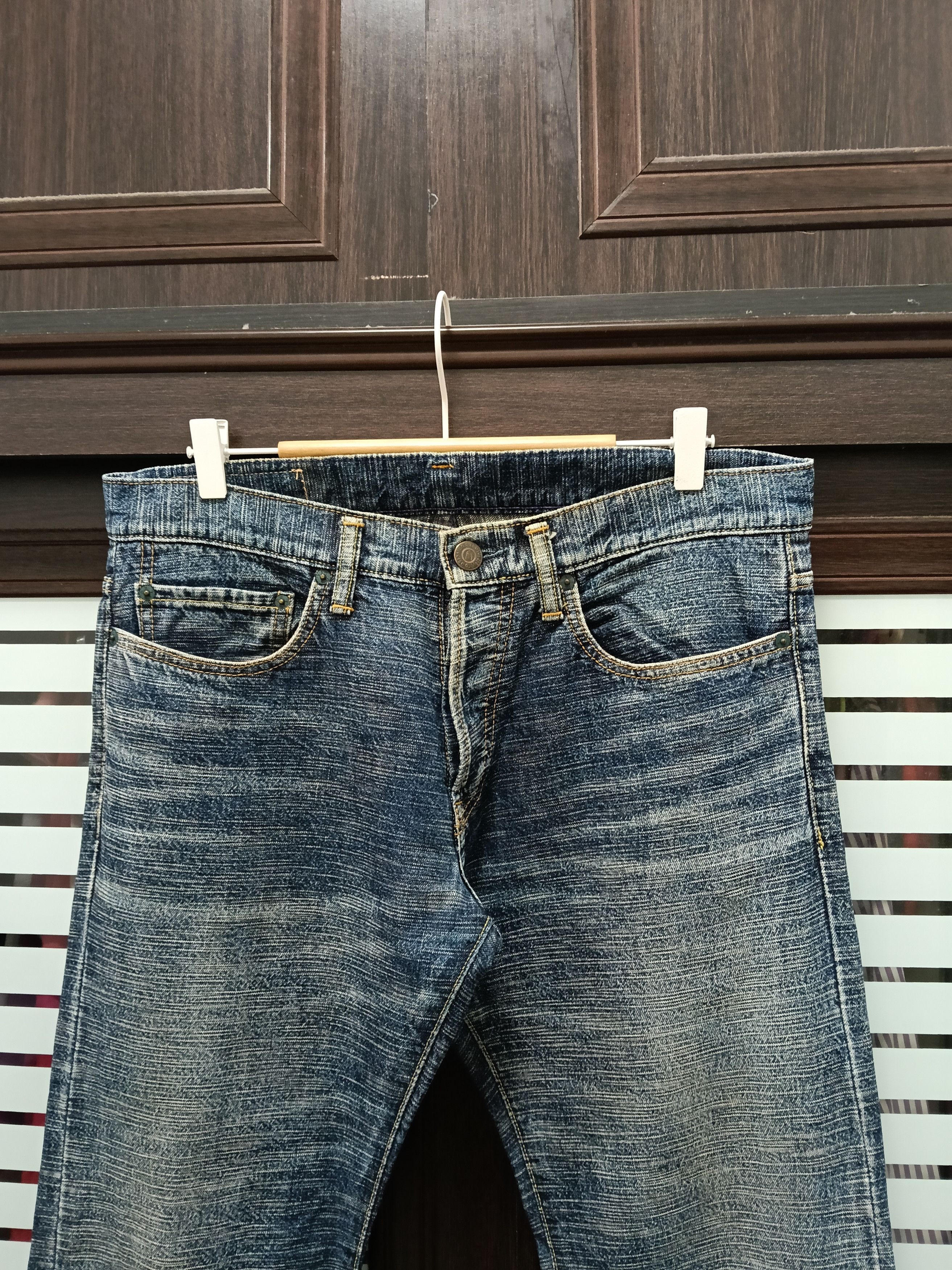 Japanese Brand (33) Ku Denim Melt Into The Universe Lot 515653. Size US 33 - 4 Thumbnail