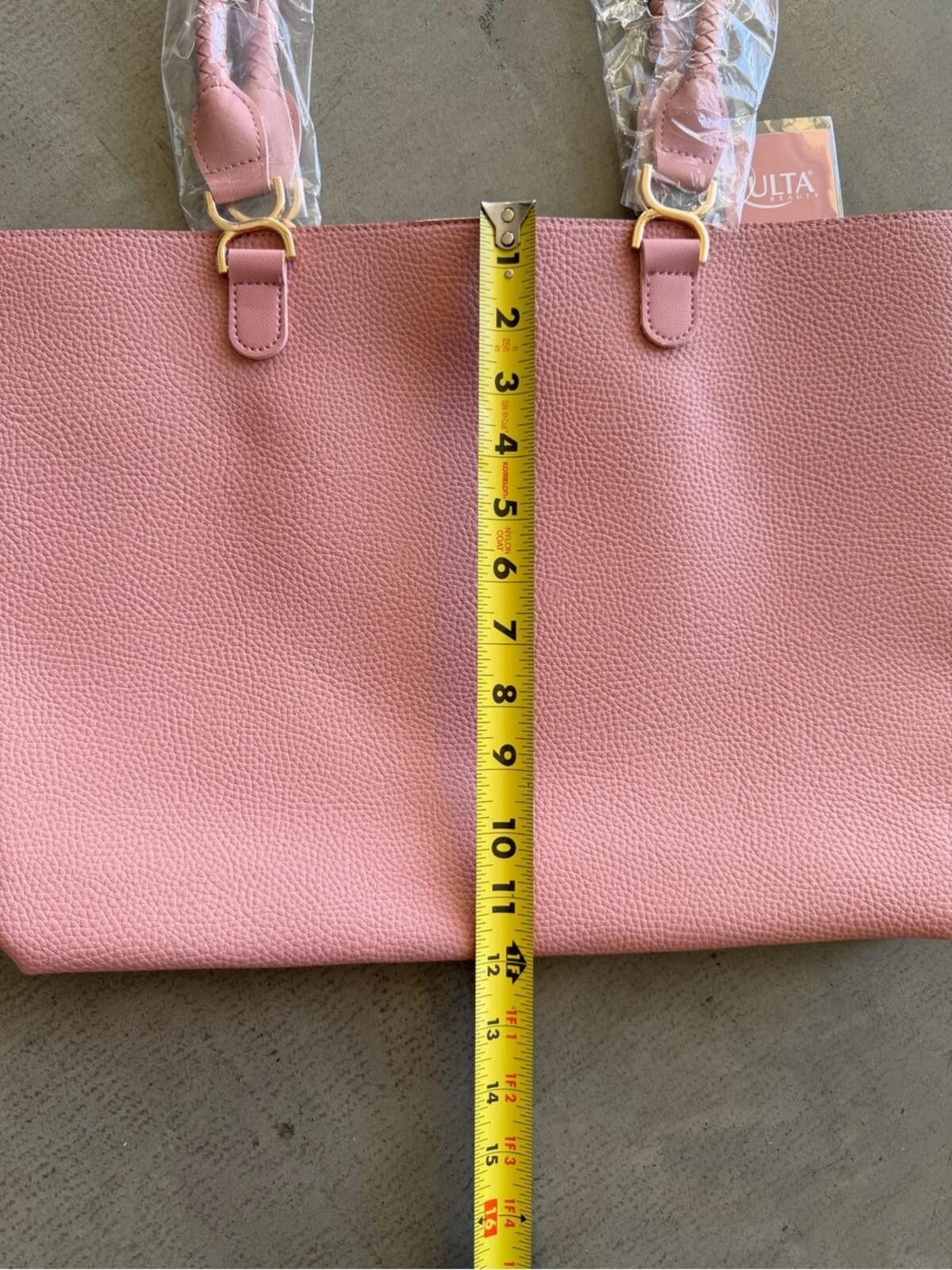 Other Ulta / Pebbled Minimal Work Tote Bag / Blush Pink Size ONE SIZE - 3 Thumbnail