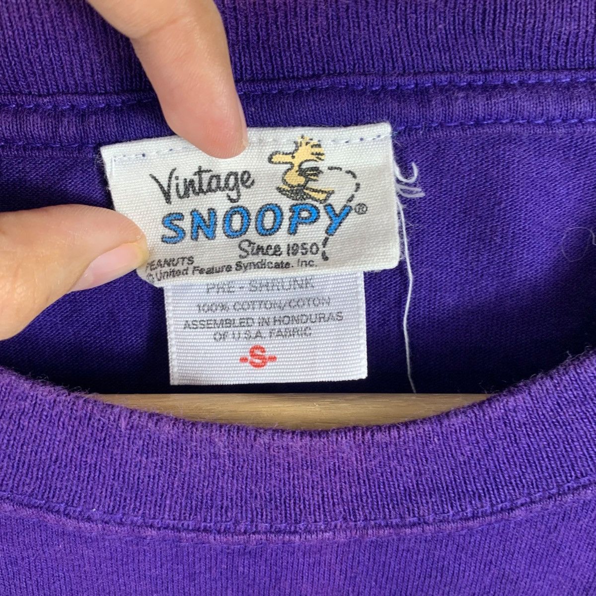 Vintage Vintage SNOOPY CHARLIE BROWN Skateboard Wheelies Tee Shirt Size S / US 4 / IT 40 - 7 Thumbnail