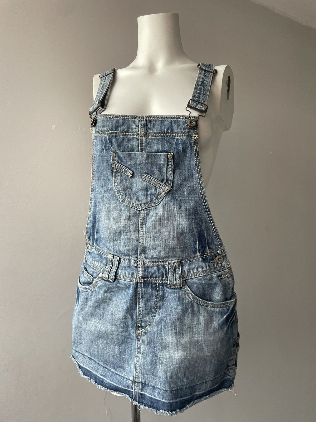 Vintage y2k salopet Size 26" / US 2 / IT 38 - 8 Thumbnail