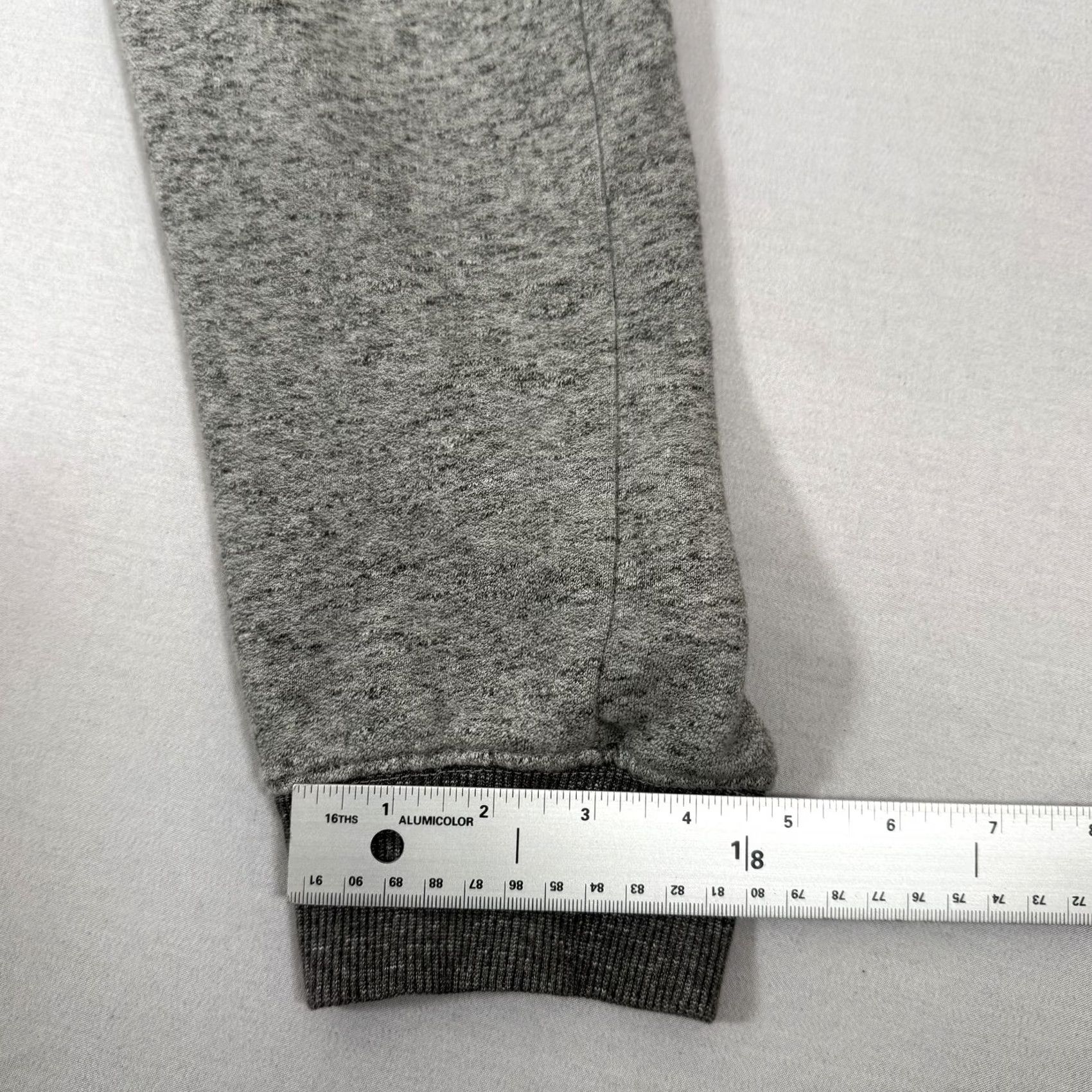 Faherty Faherty Mens Medium Gray Fleece Jogger Pants Drawstring Stretch Elastic Waist Size US 31 - 7 Thumbnail