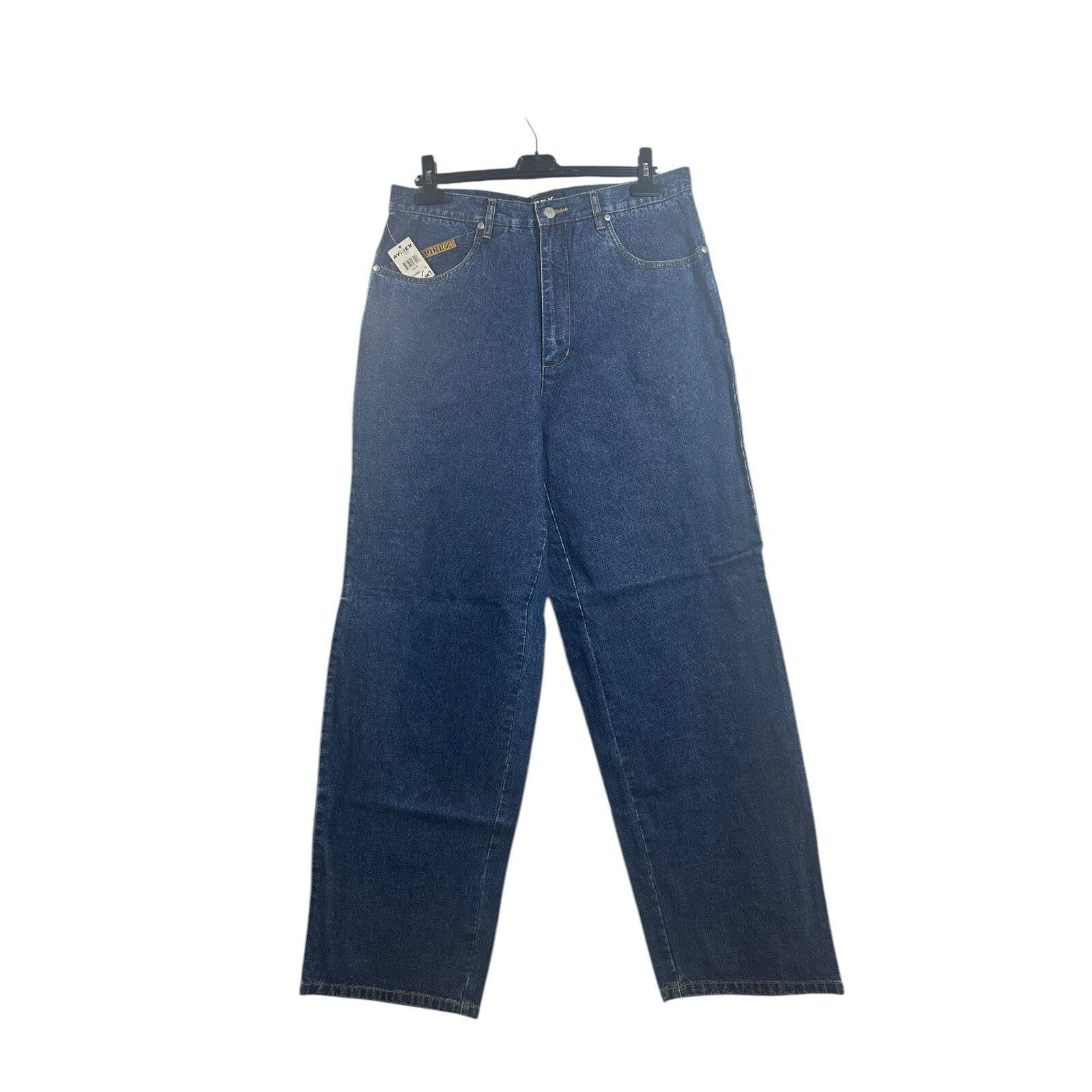 Avirex Vintage Avirex Baggy Denim Jeans Pelle Pelle Wide Leg Y2K Hi Size US 34 / EU 50 - 1 Thumbnail