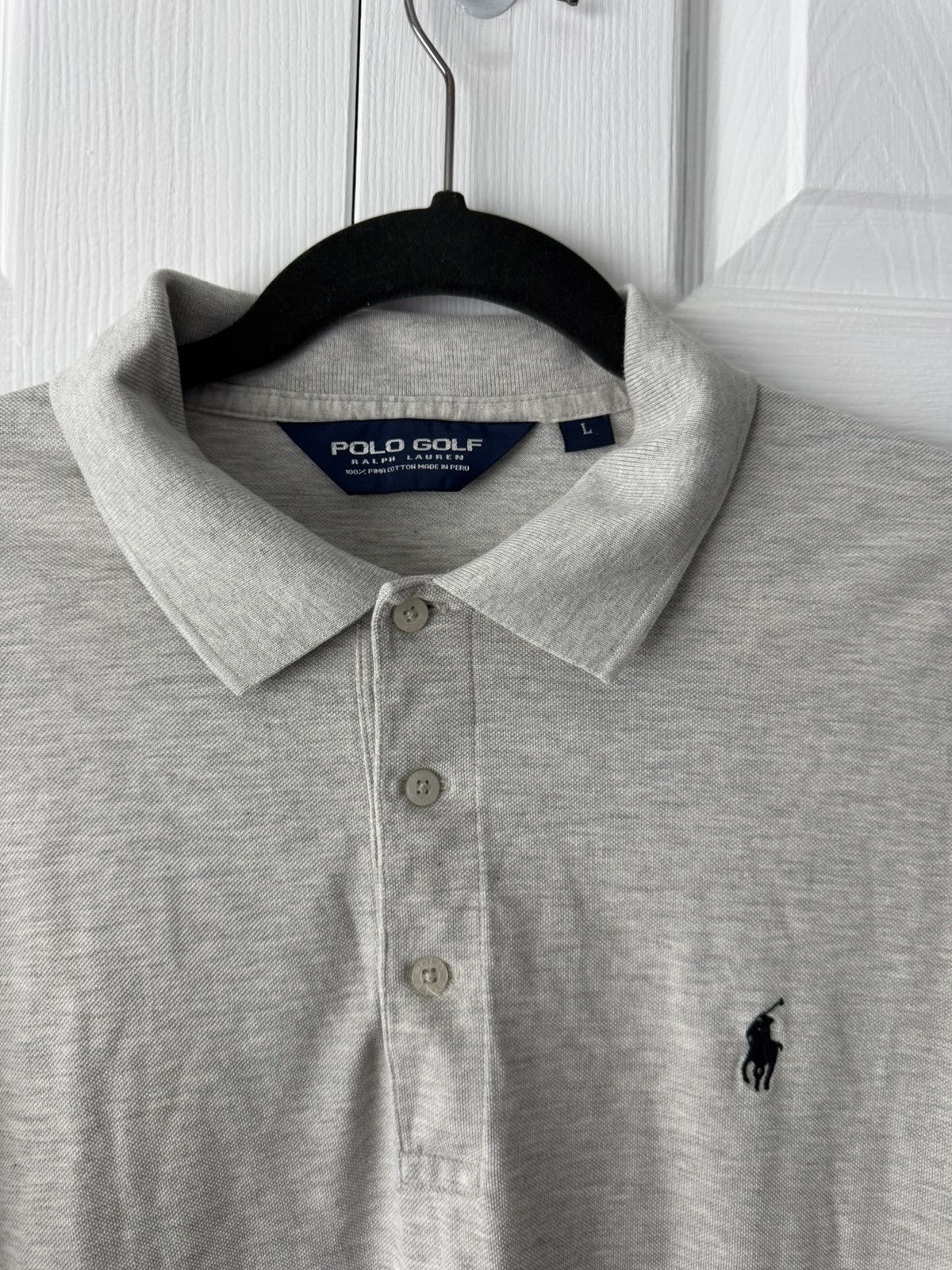 Polo Ralph Lauren Polo Shirt Ralph Lauren Polo Golf Heather Grey Cotton L Pony Size US L / EU 52-54 / 3 - 2 Thumbnail