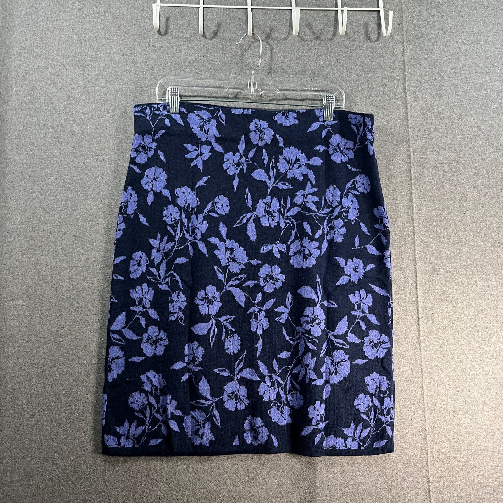 Isaac Mizrahi Isaac Mizrahi LIVE Jacquard Sweater Skirt with Side Size 34" / US 12 / IT 48 - 2 Thumbnail