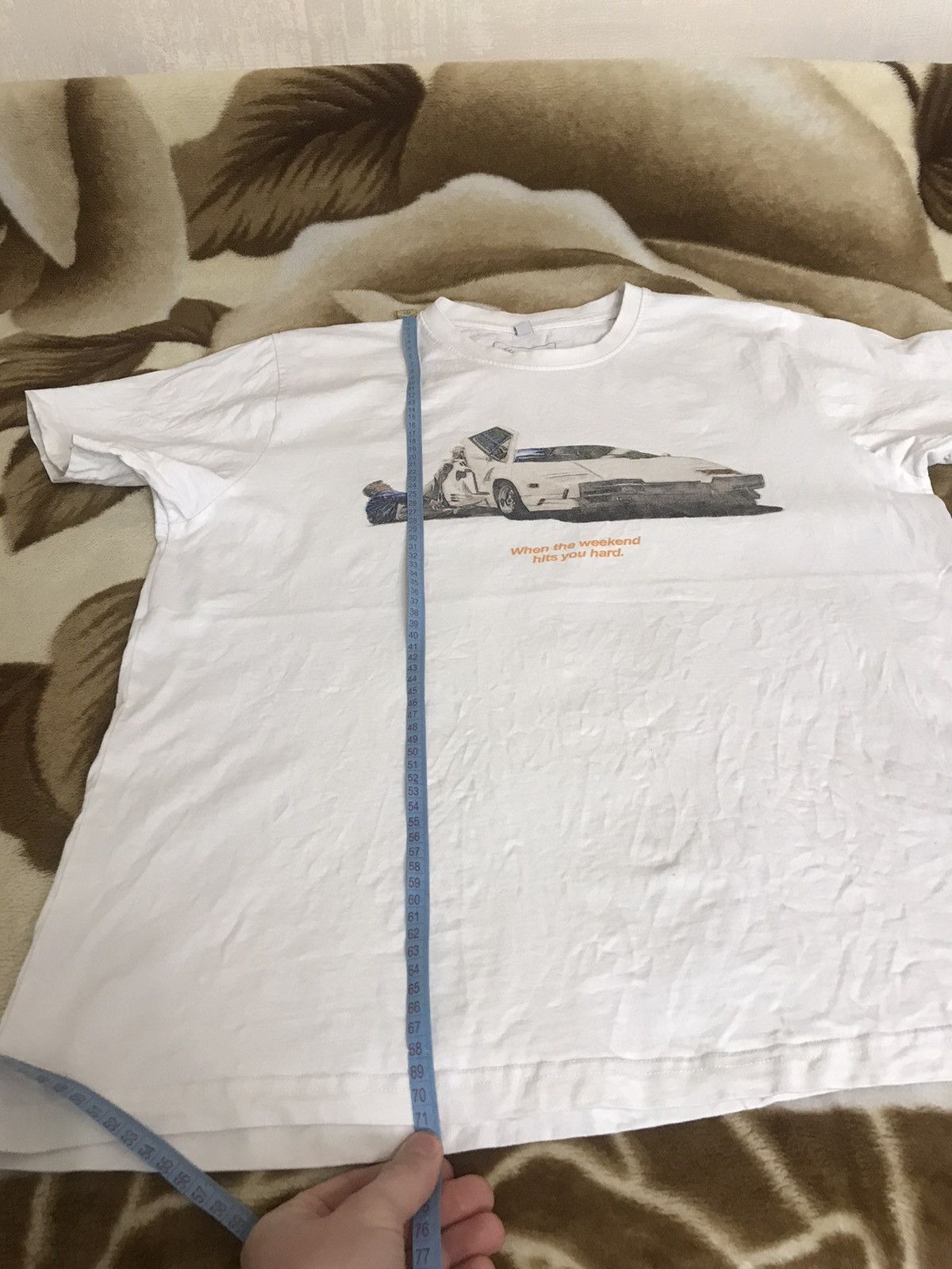 Vintage 🔥 Rare Wolf of Wall Street Car Hard Weekend Dicaprio Belford Size US XXL / EU 58 / 5 - 8 Thumbnail