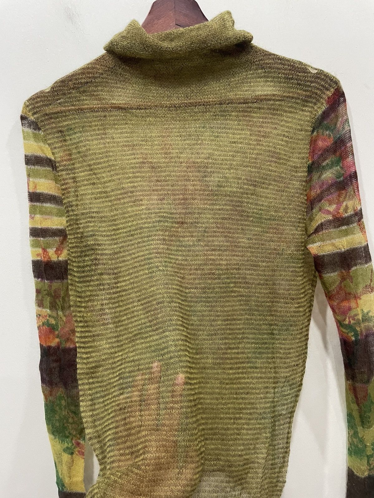 Japanese Brand Noriko raki Japanese Brand High Neck Shirt Size L / US 10 / IT 46 - 3 Thumbnail