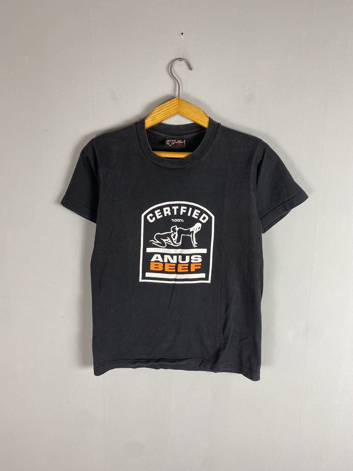 Band Tees Vintage certified anus beef tee T-shirt polo crazy Size US S / EU 44-46 / 1 - 1 Thumbnail