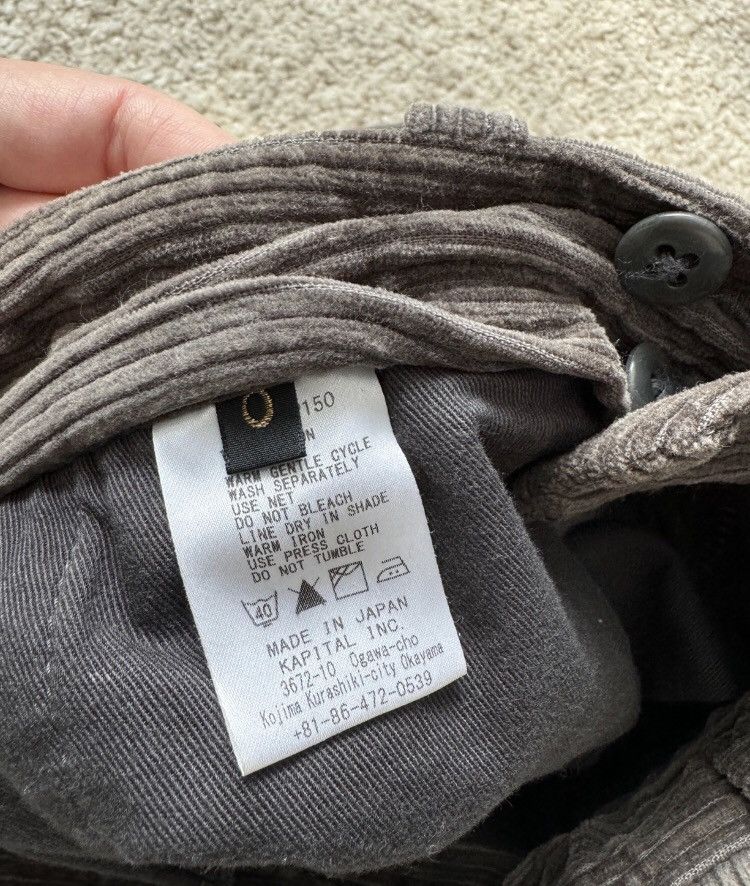 Kapital Kapital corduroy skirt pants 2411-NexTarrow Size 29" - 5 Thumbnail