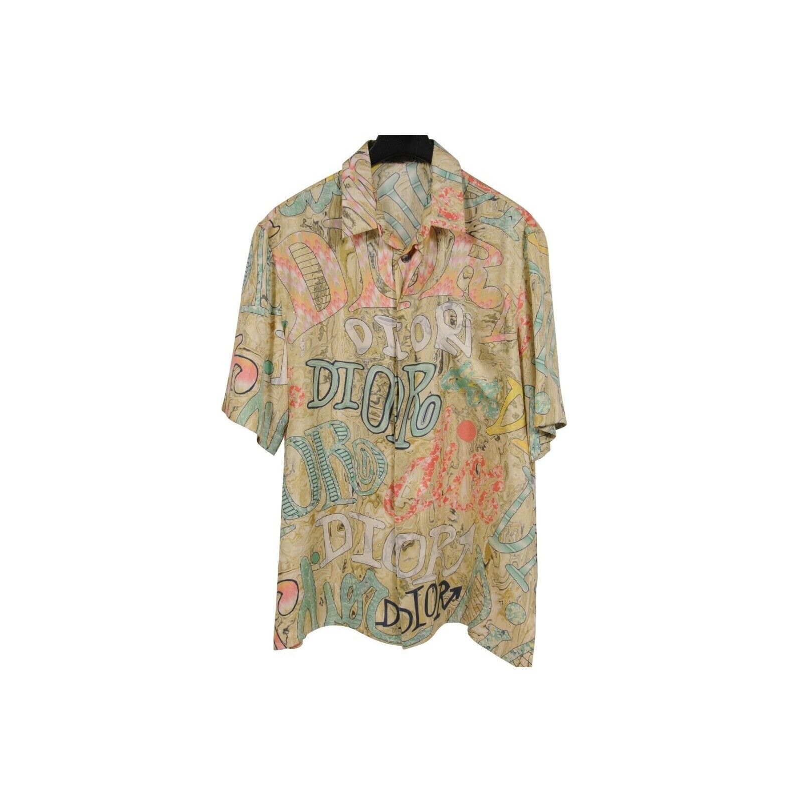 Dior 1 of 1 Logo Button Down Shirt IT 39 Silk Size US M / EU 48-50 / 2 - 2 Thumbnail