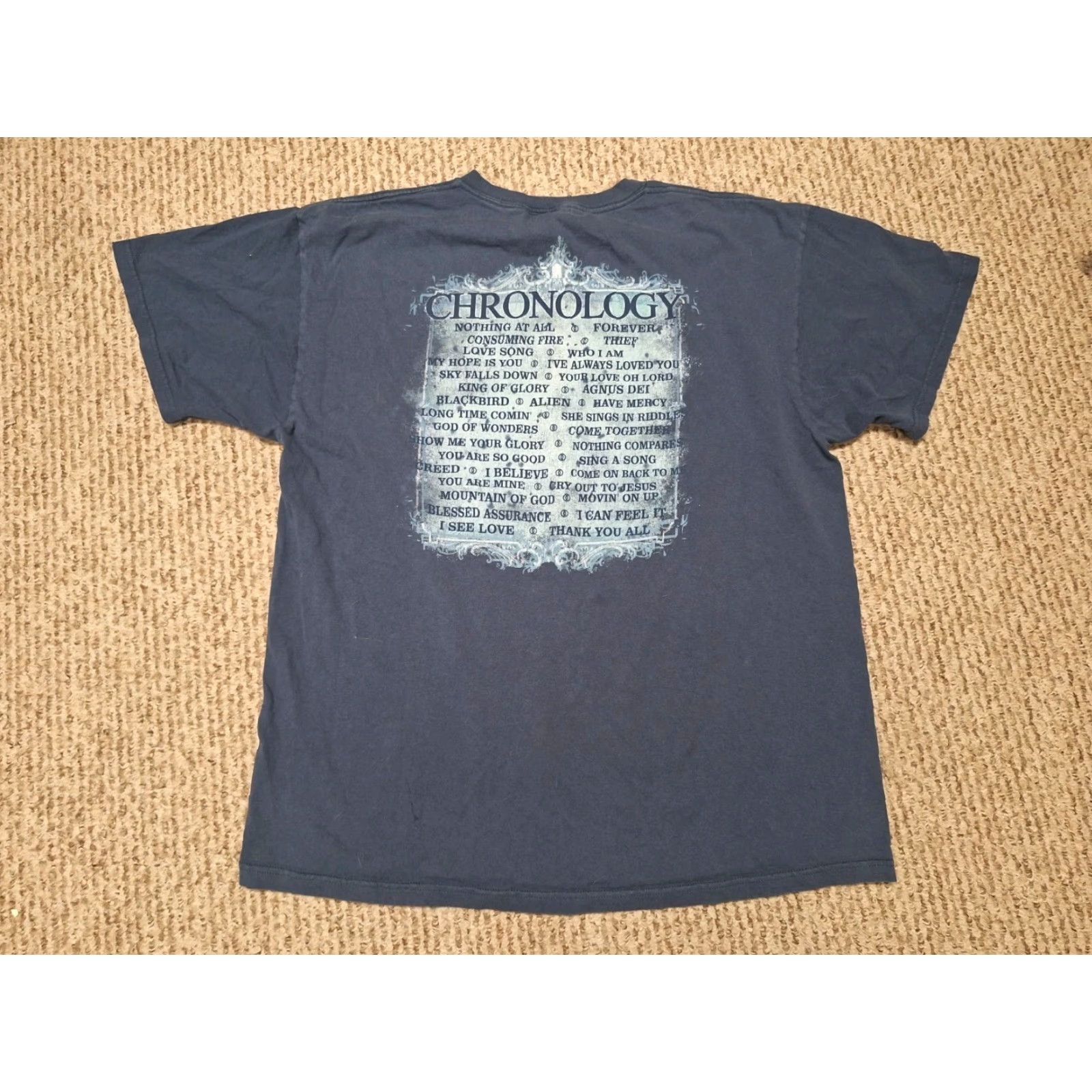 Fruit Of The Loom VINTAGE Third Day T Shirt XL Chronology Rare Christian Rock 00's Band Music Rock Christian Mens Womens Boys Girls Size US XL / EU 56 / 4 - 3 Thumbnail