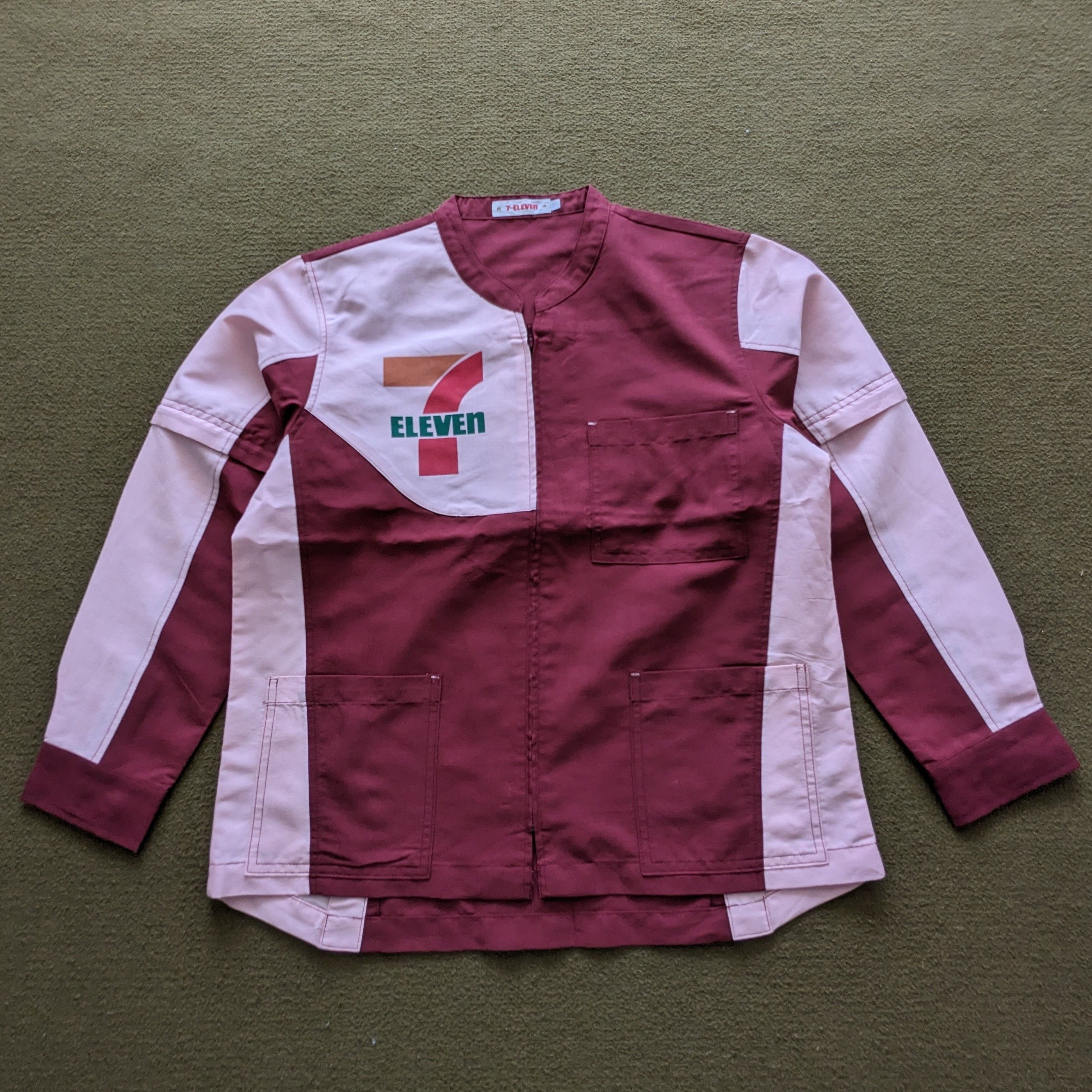 Vintage Vintage 7 ELEVEN Uniform Workers Jacket Size US S / EU 44-46 / 1 - 1 Thumbnail
