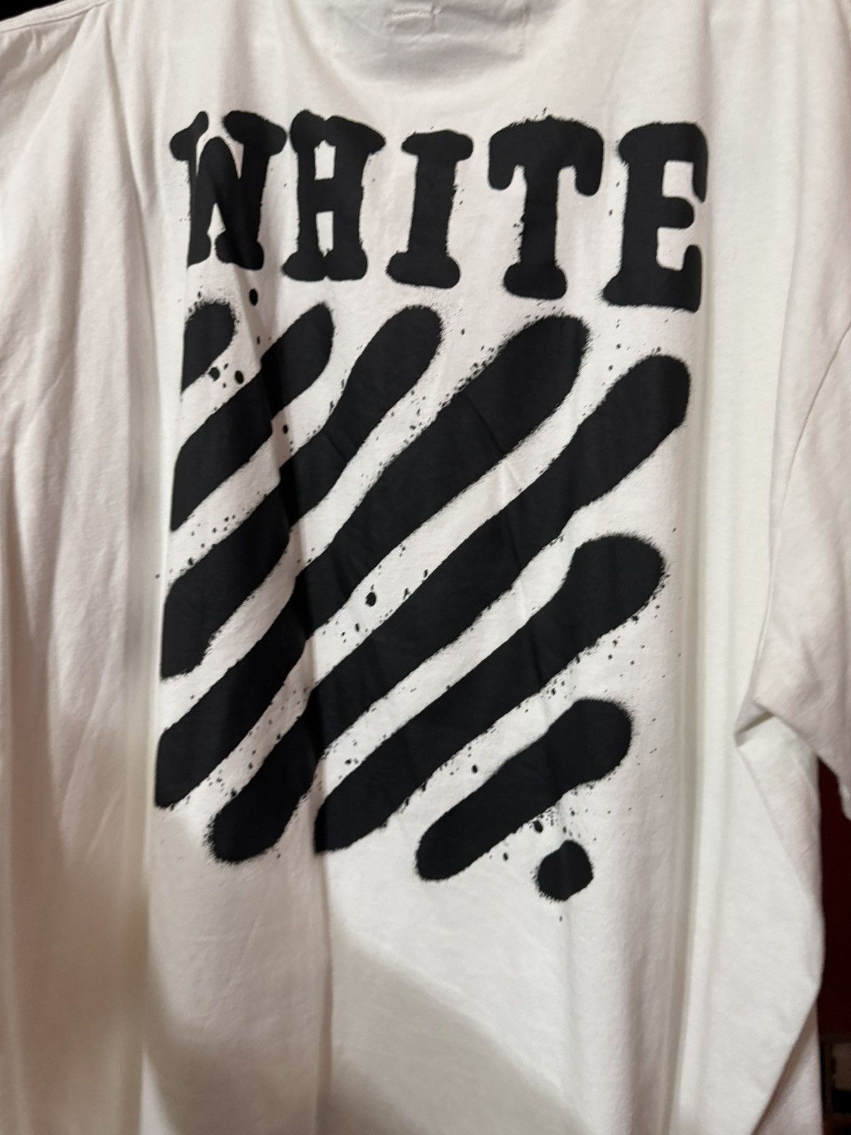 Off-White Off-White Industrial Belt Spray Paint Tee Size XL Size US XL / EU 56 / 4 - 5 Thumbnail