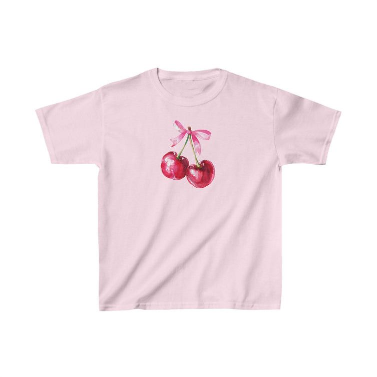 Other Pink Vintage Cherry Baby Tee – Retro Fruit Graphic Tee Size L / US 10 / IT 46 - 1 Thumbnail