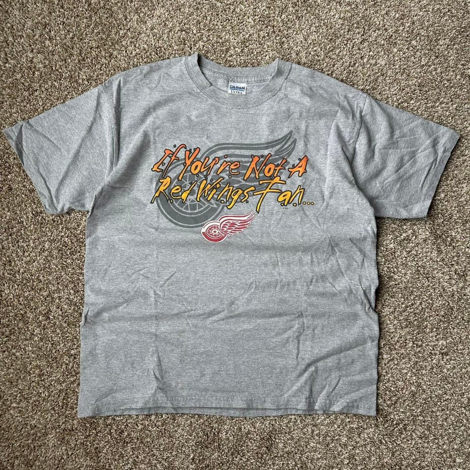 Vintage Vintage detroit red wings fan shirt Size US L / EU 52-54 / 3 - 1 Thumbnail