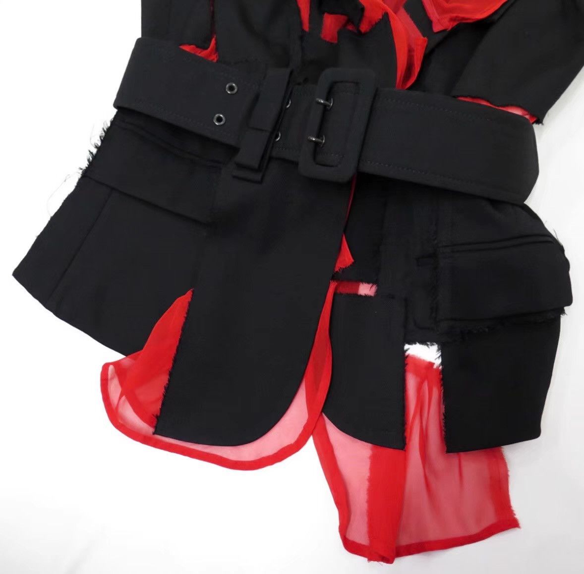 Comme des Garcons Comme des Garçons Main Line Runway Red Panel Vest Ｑ24 Size S / US 4 / IT 40 - 3 Thumbnail