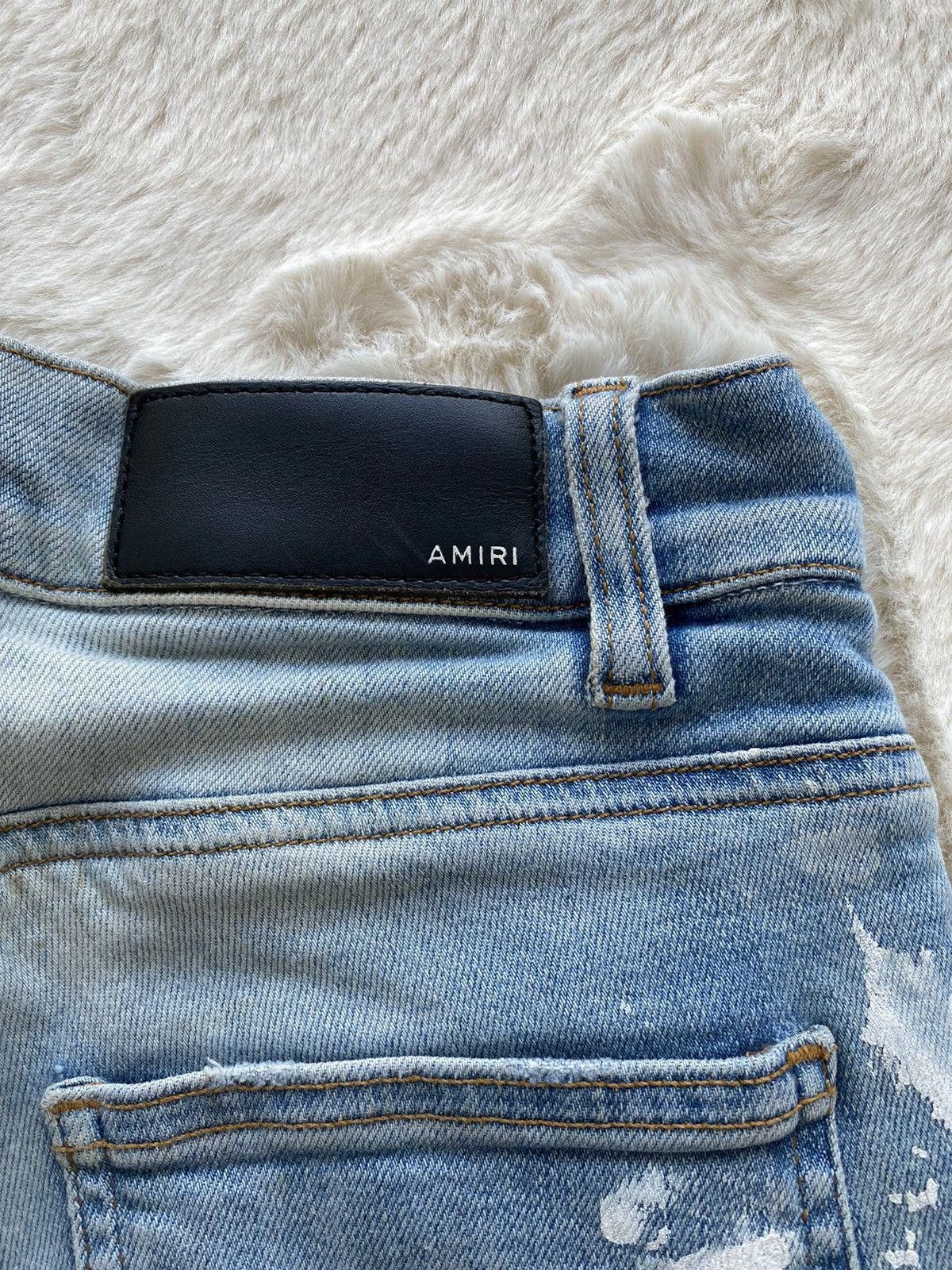 Amiri Amiri Indigo Painter Destroyed Denim Jeans Size US 30 / EU 46 - 3 Thumbnail
