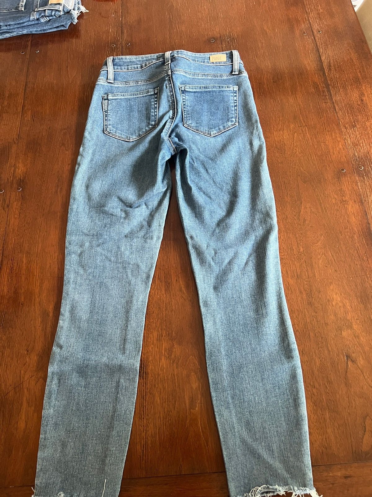 Paige PAIGE - Denim Straight Jeans - Size 25 Size 25" / US 0 / IT 36 - 2 Thumbnail