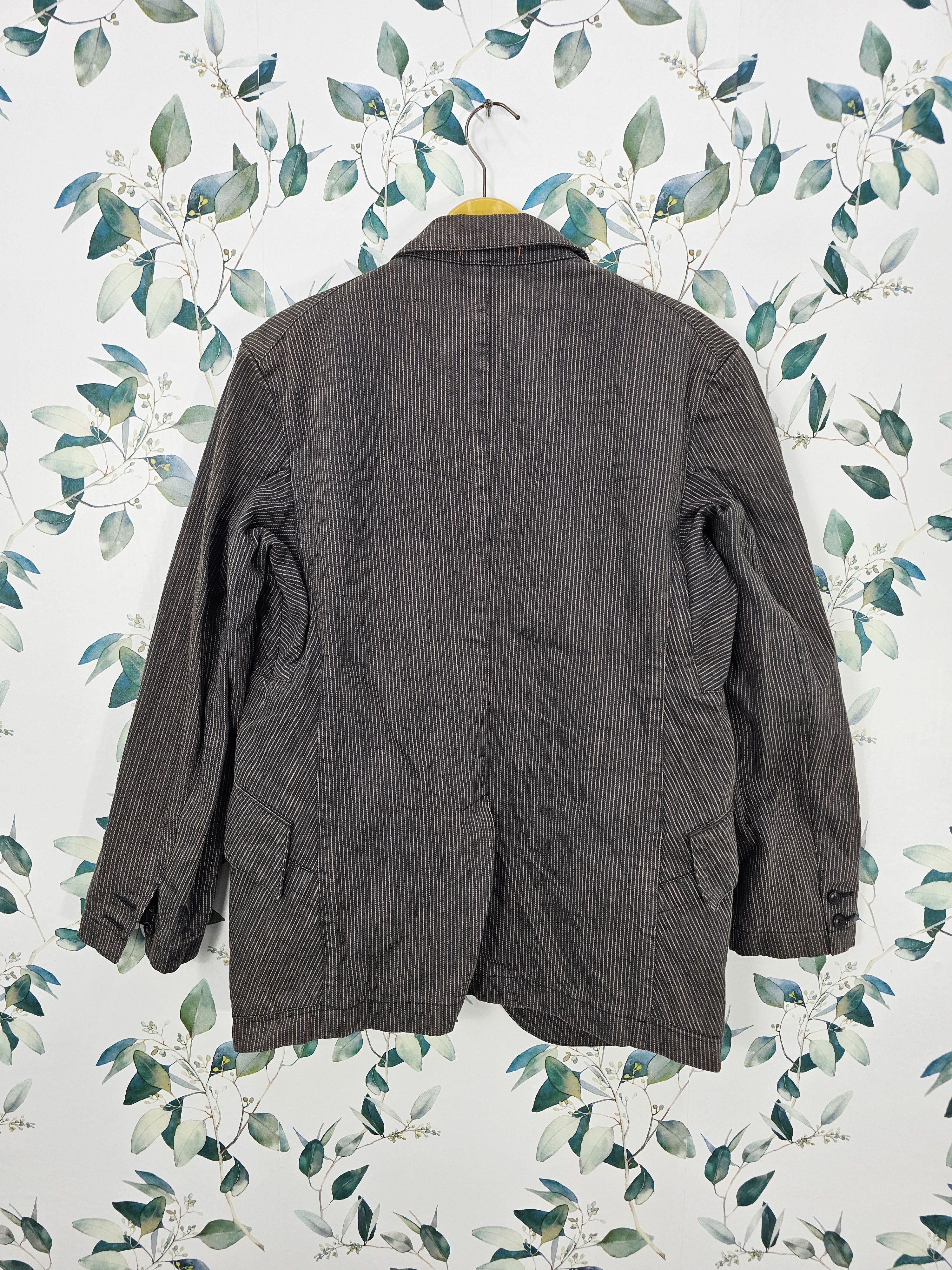 Japanese Brand Japanese Brand TABLOID NEWS Striped Blazer Jacket J0114 Size US M / EU 48-50 / 2 - 2 Thumbnail