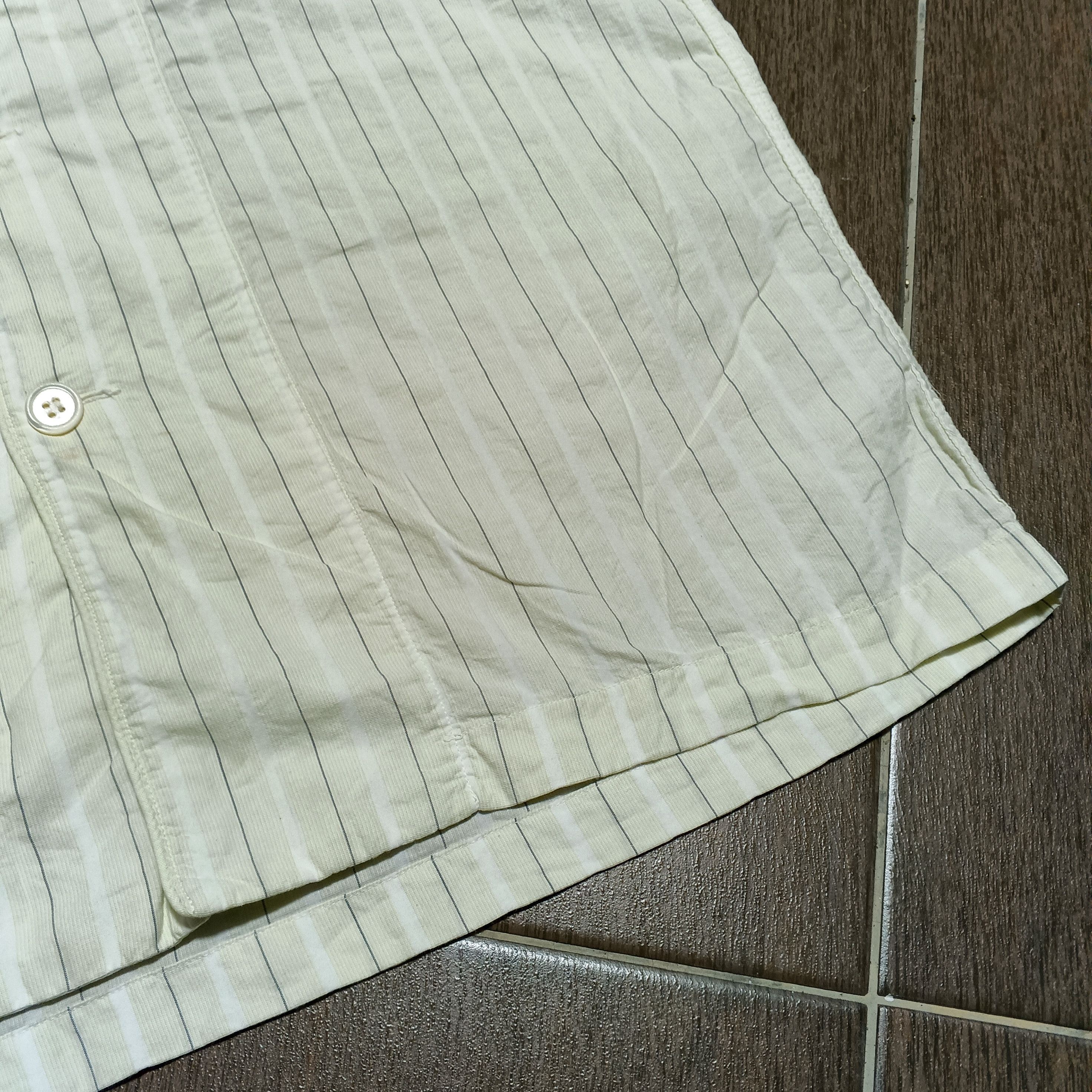 Issey Miyake Vintage Japanese Brand Issey Miyake Linen Blend Stripes Size US M / EU 48-50 / 2 - 5 Thumbnail