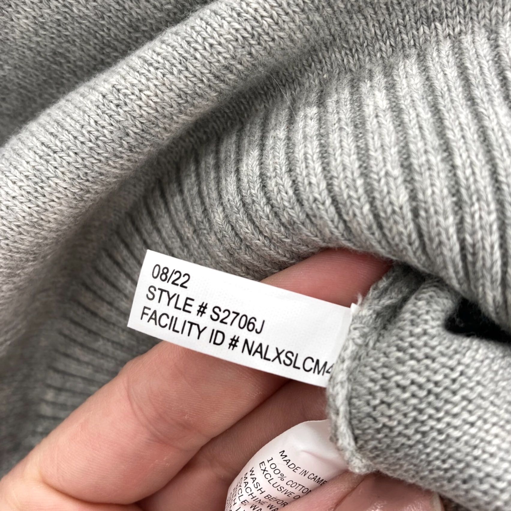 Nautica Nautica Henley Pullover Sweater Mens Medium Gray Knit Long Sleeve Mock Neck NWT Size US M / EU 48-50 / 2 - 7 Thumbnail