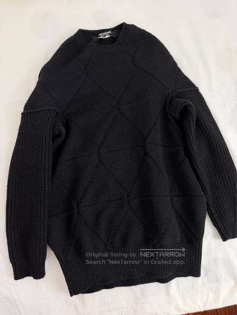 Junya Watanabe Junya Watanabe Geometric Diamond Knit Sweater Size S / US 4 / IT 40 - 1 Thumbnail