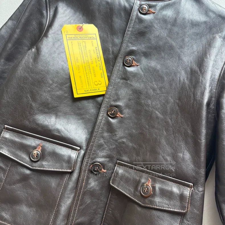 The Real McCoy's The Real McCoys A1 Flight Jacket A1 Leather Jacket Size US L / EU 52-54 / 3 - 3 Thumbnail