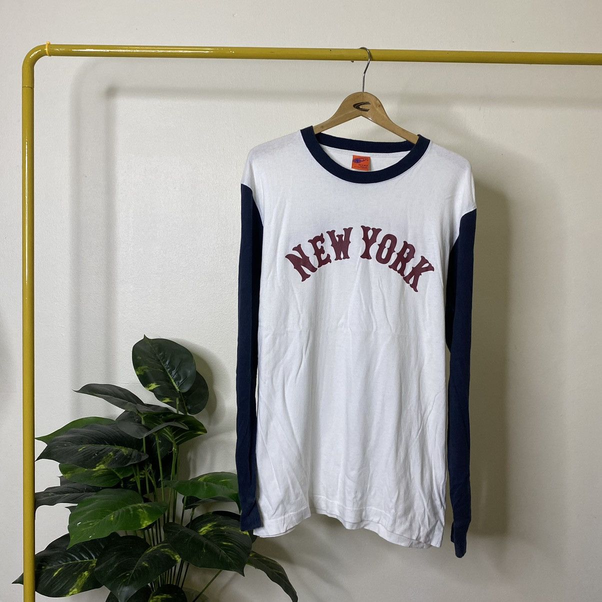 Beams Plus × Beauty Beast × Japanese Brand Beams Japan New York Double Sided Spell Out LS Size US M / EU 48-50 / 2 - 1 Thumbnail