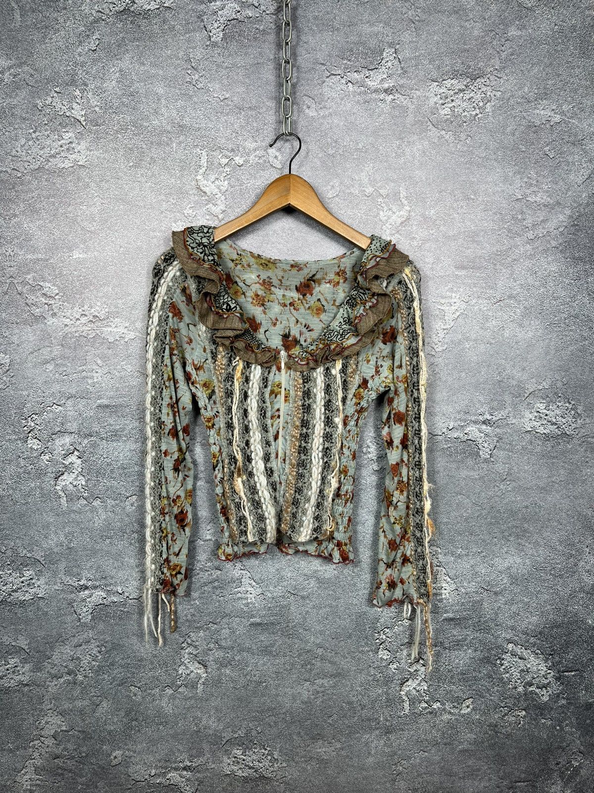 Vintage Vintage Tricot Chic Avant Garde Save the Queen Style Blouses Size L / US 10 / IT 46 - 1 Thumbnail