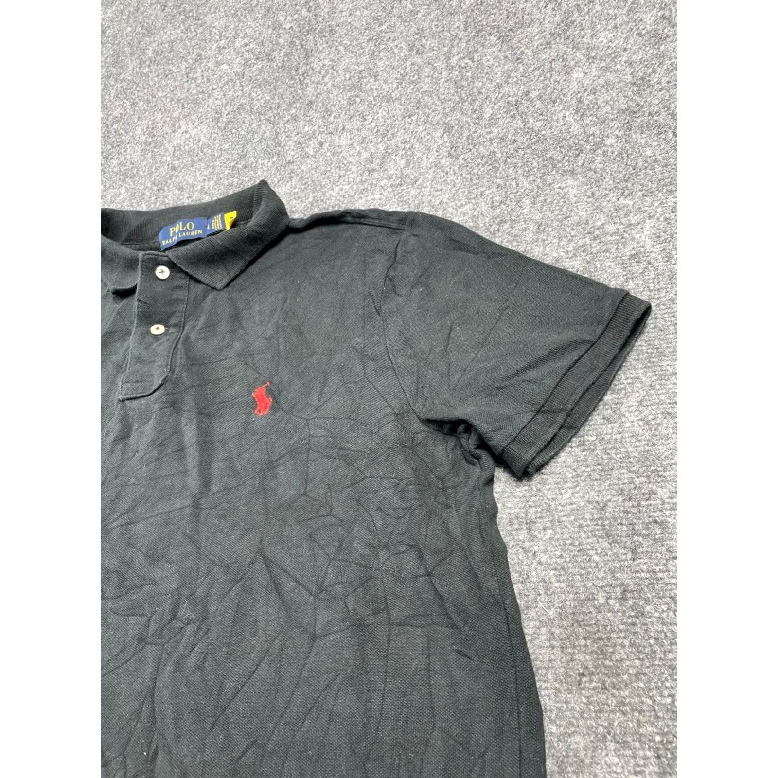 Polo Ralph Lauren Polo Ralph Lauren Polo Shirt Black Short Sleeve Casual Pony Size Large Men Size US L / EU 52-54 / 3 - 3 Thumbnail