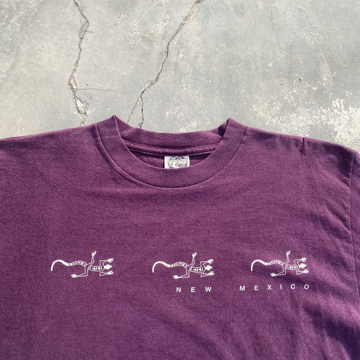 Vintage 90s New Mexico tee C018 Size US M / EU 48-50 / 2 - 2 Thumbnail
