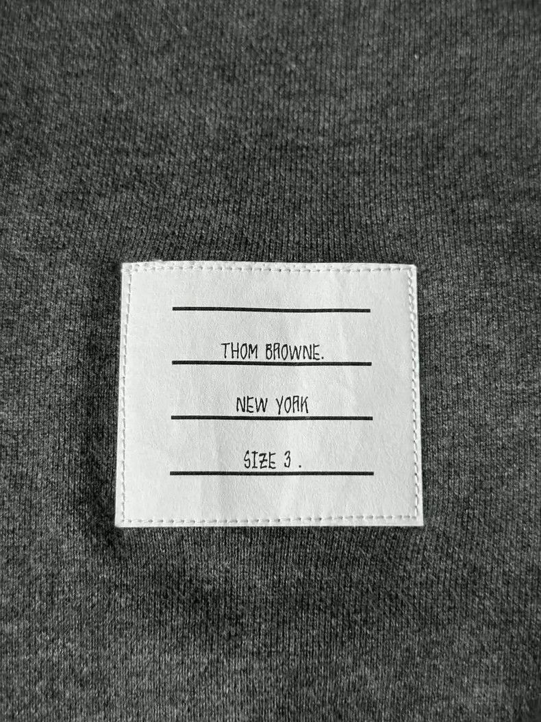 Thom Browne Thom Browne Size 3 Dark gray knitted sweatpants 2505-Nexta Size US 31 - 5 Thumbnail