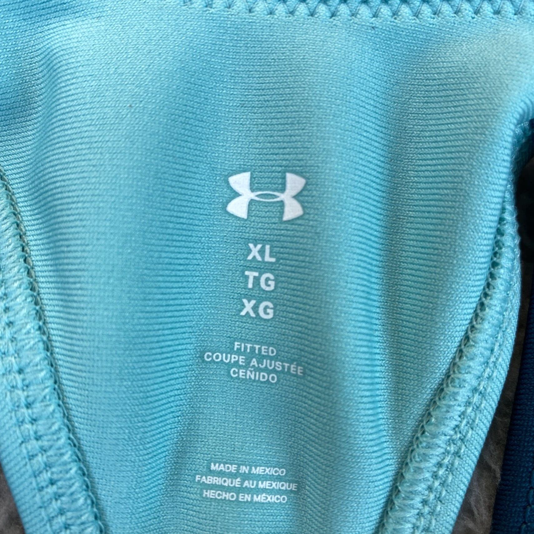 Under Armour Under Armour Sports Bra XL Green Padded Activewear Womens Size ONE SIZE - 2 Thumbnail