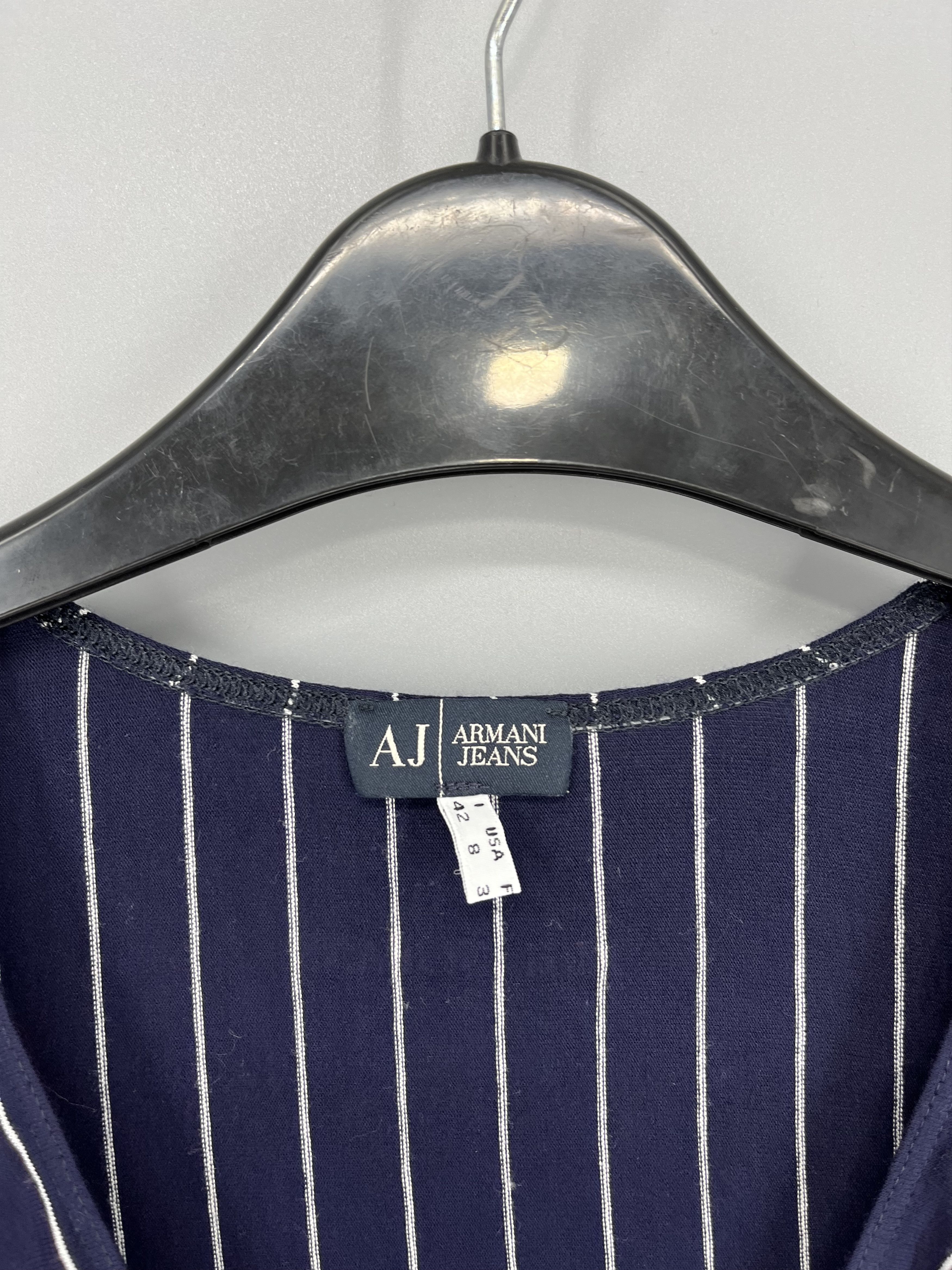 Armani × Giorgio Armani Vintage Y2K Armani Jeans Velvet blouse Size M / US 6-8 / IT 42-44 - 7 Thumbnail