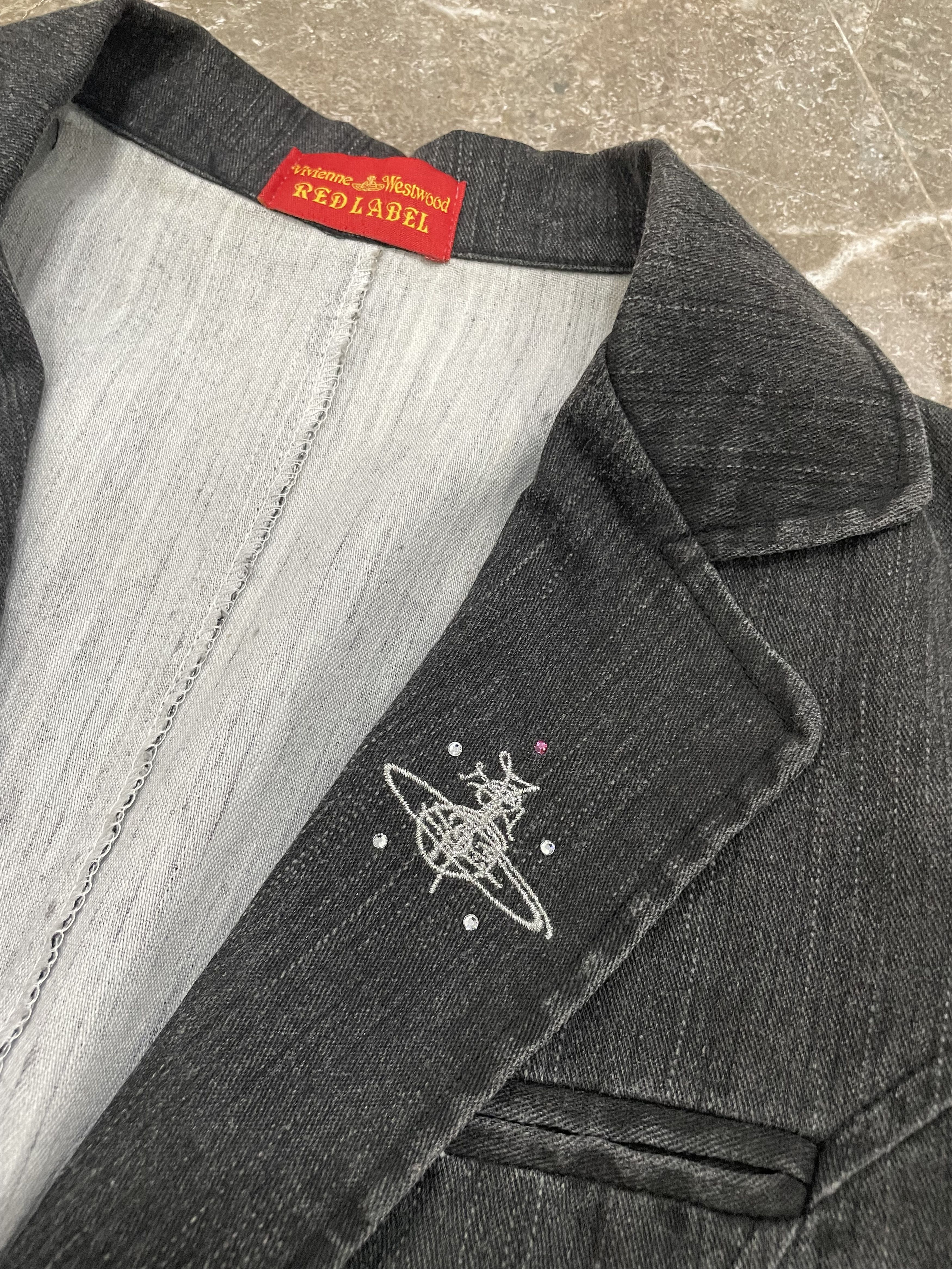Vivienne Westwood Vivienne Westwood Red Label Denim Blazer - Y2k Size M / US 6-8 / IT 42-44 - 3 Thumbnail